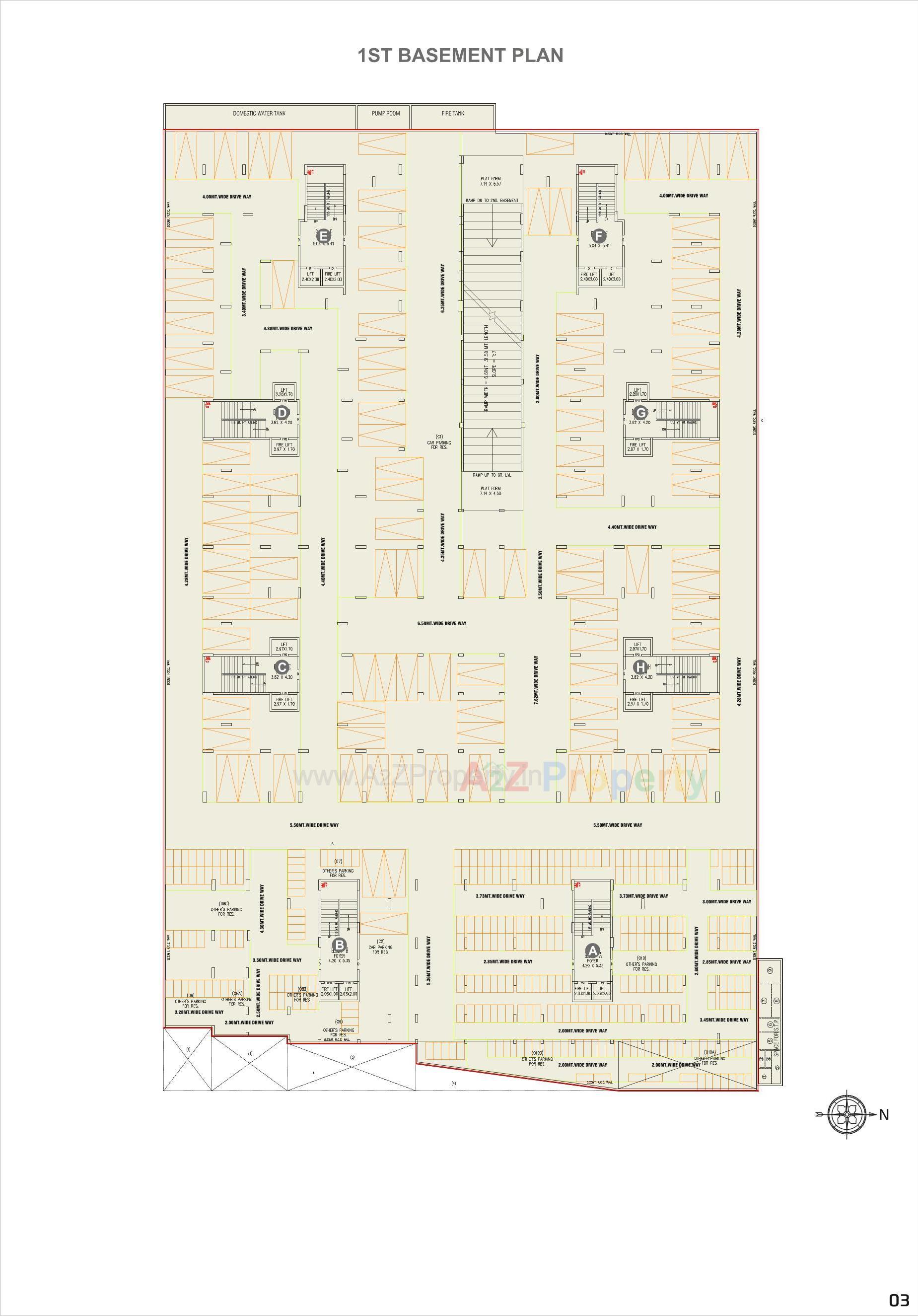 Layout of real estate project Shiv Orchid located at Adalaj, Gandhinagar, Gujarat