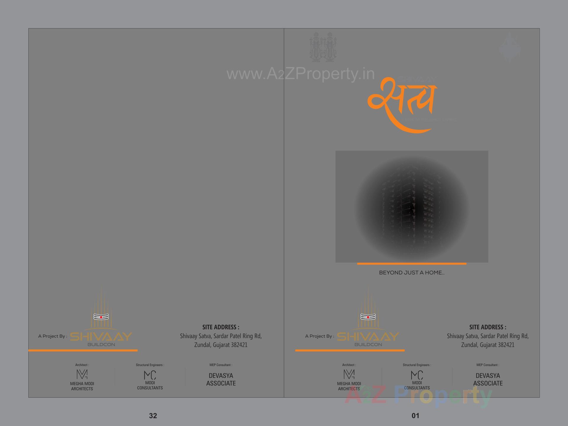  of real estate project Shivaay Satva located at Zundal, Gandhinagar, Gujarat