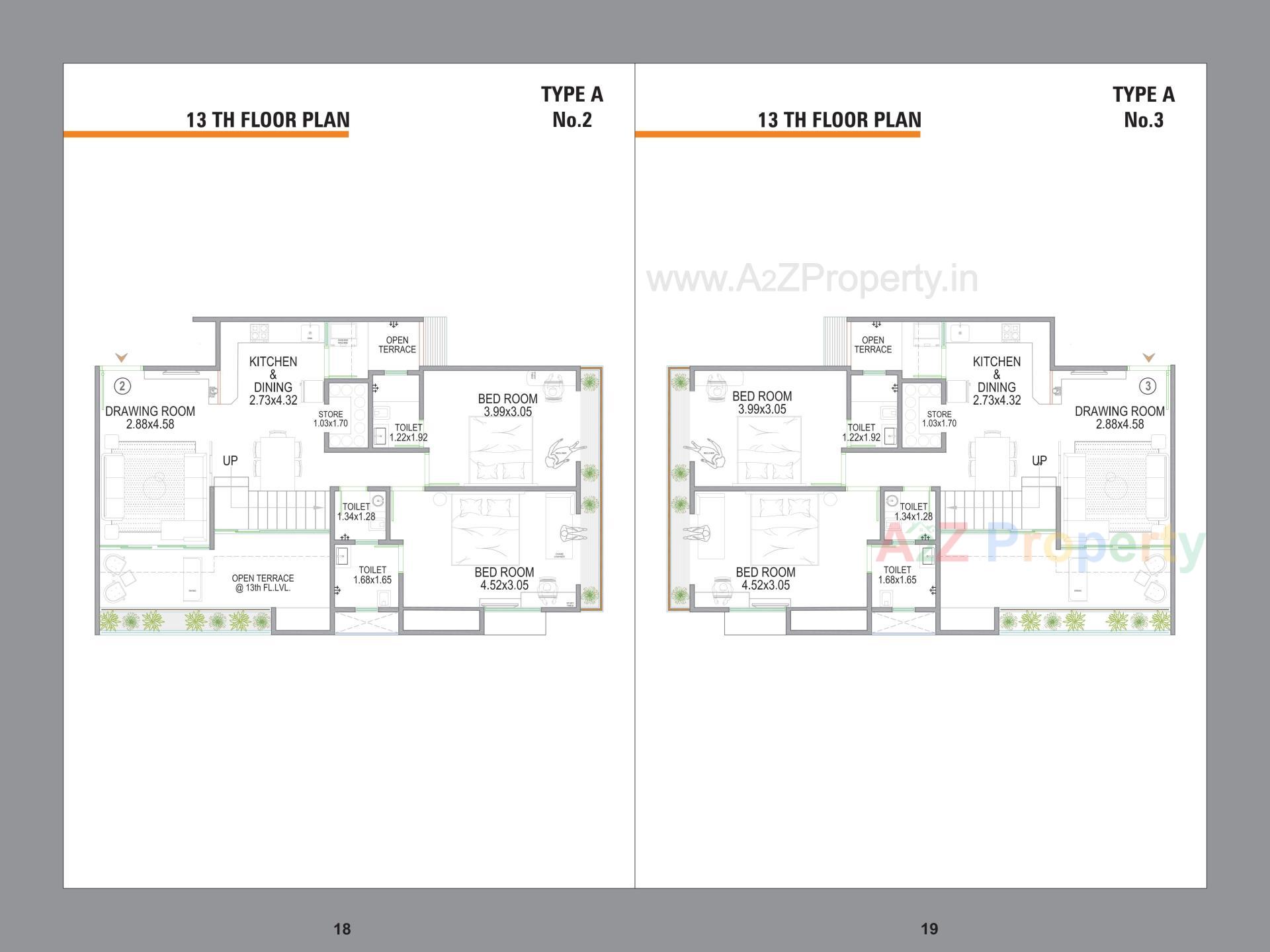 Layout of real estate project Shivaay Satva located at Zundal, Gandhinagar, Gujarat