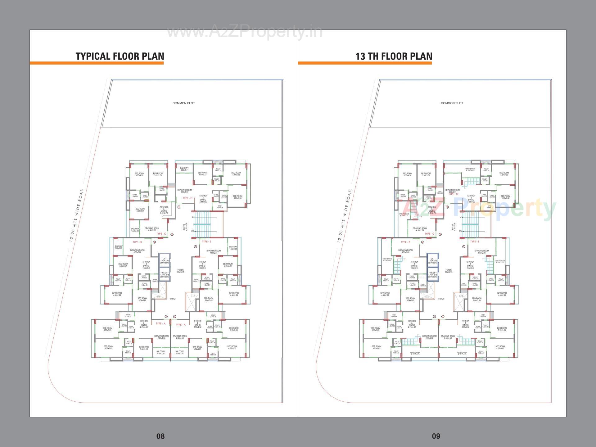 Layout of real estate project Shivaay Satva located at Zundal, Gandhinagar, Gujarat