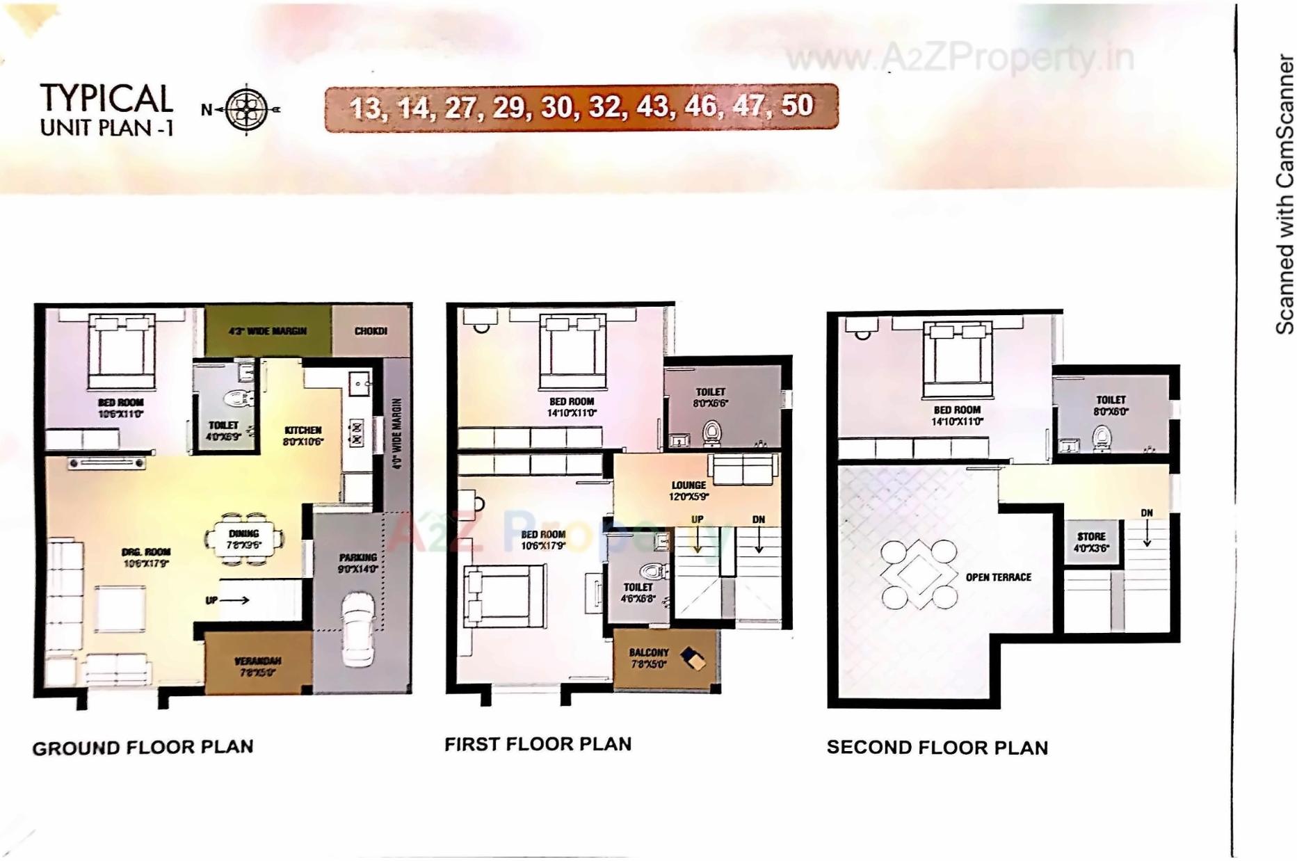 Layout of real estate project Shivalay Bunglows located at Dahegam, Gandhinagar, Gujarat