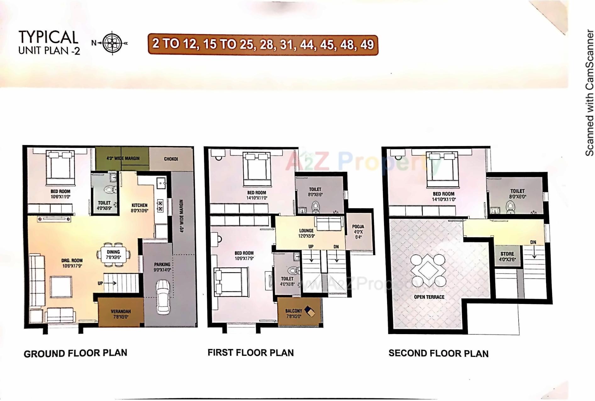 Layout of real estate project Shivalay Bunglows located at Dahegam, Gandhinagar, Gujarat