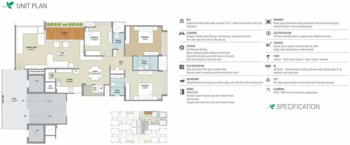 Layout of real estate project Shivalay Parisar located at Kudasan, Gandhinagar, Gujarat