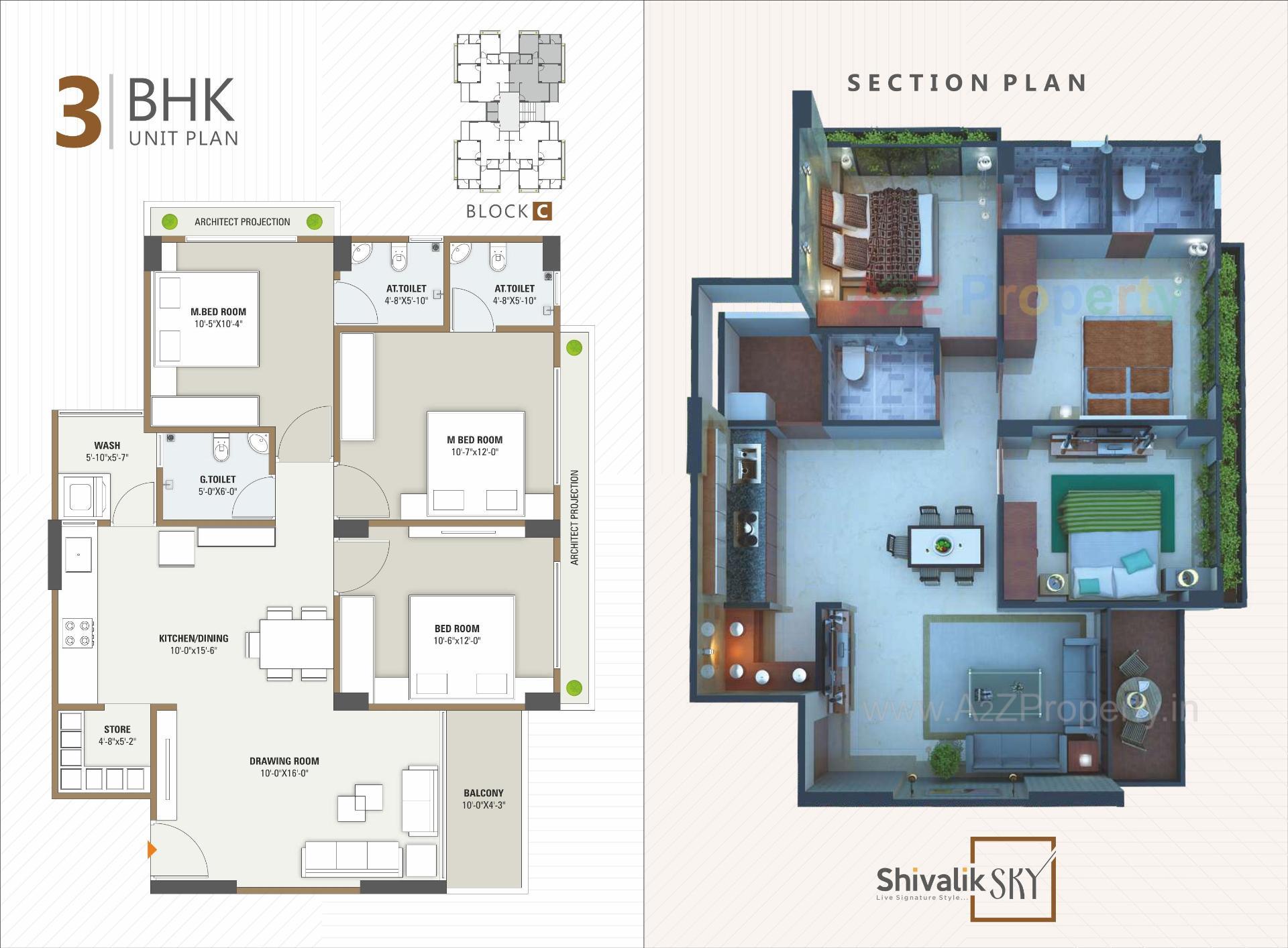 Layout of real estate project Shivalik Sky located at Pethapur, Gandhinagar, Gujarat
