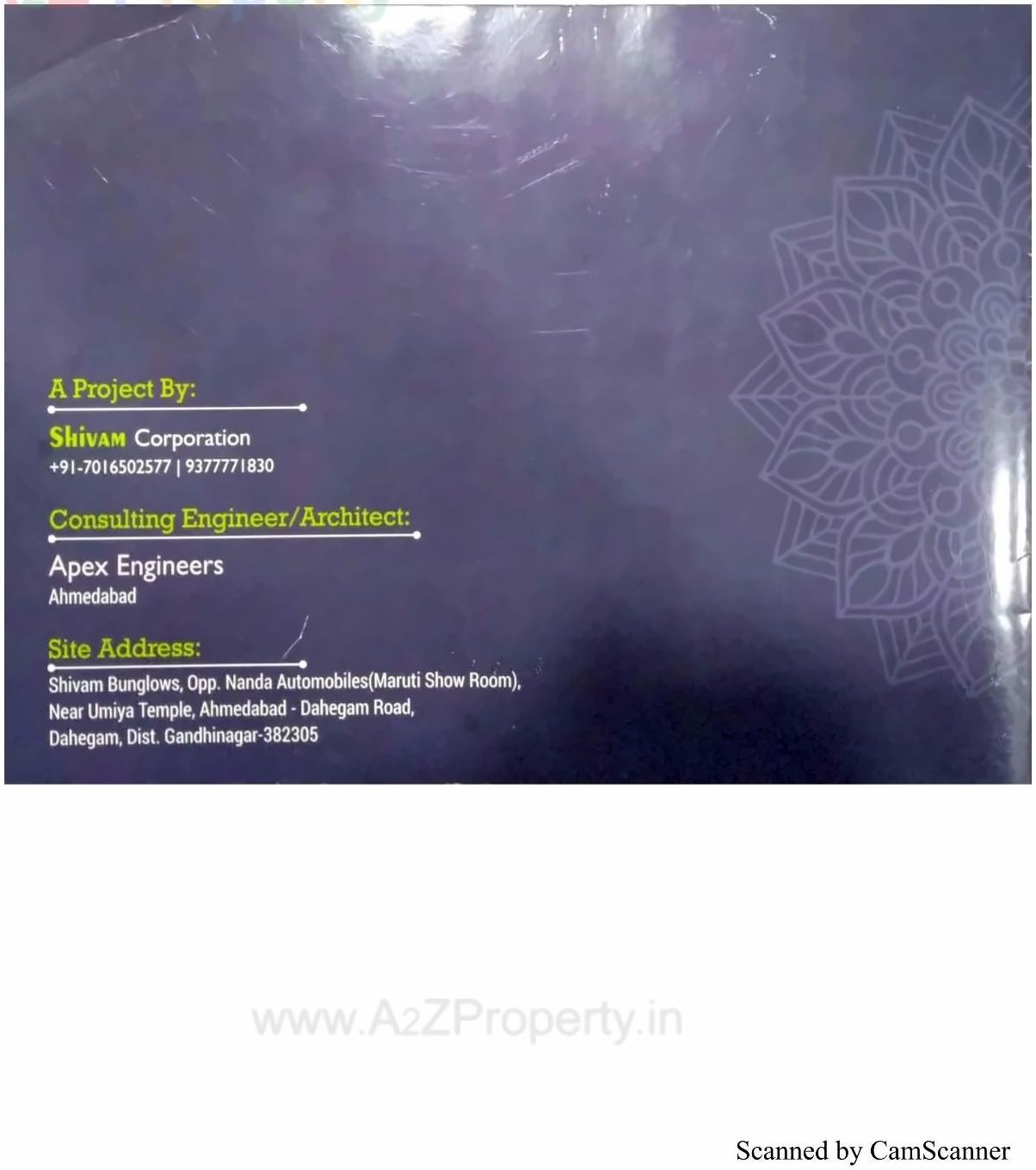  of real estate project Shivam Bunglows located at Dehgam, Gandhinagar, Gujarat