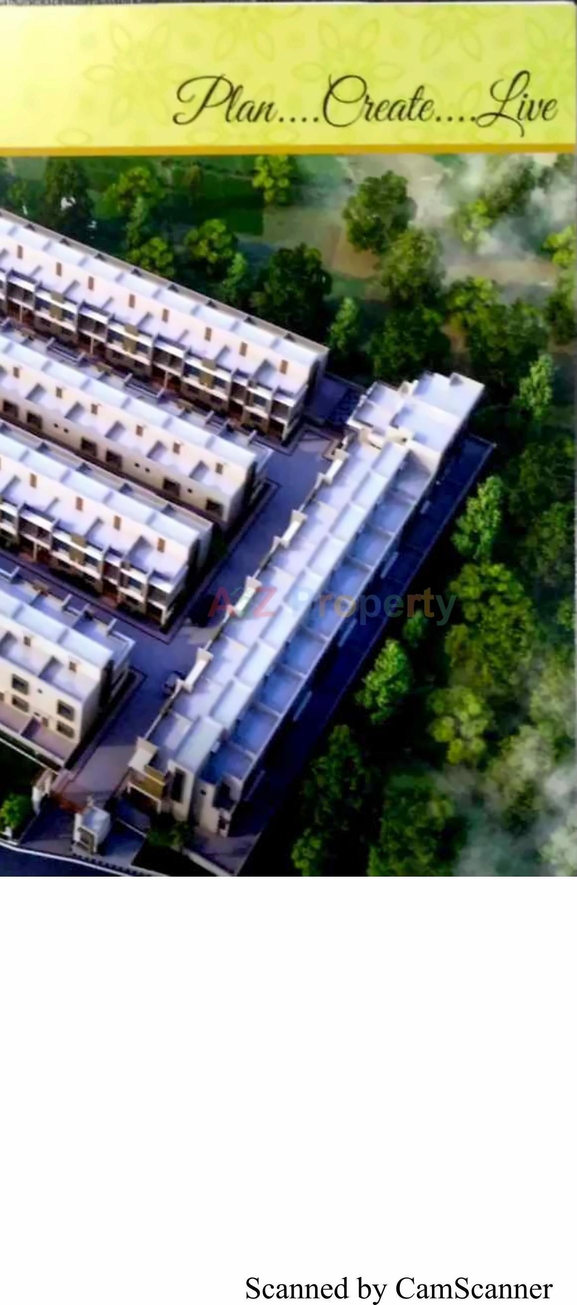 3D Elevation of real estate project Shivam Bunglows located at Dehgam, Gandhinagar, Gujarat