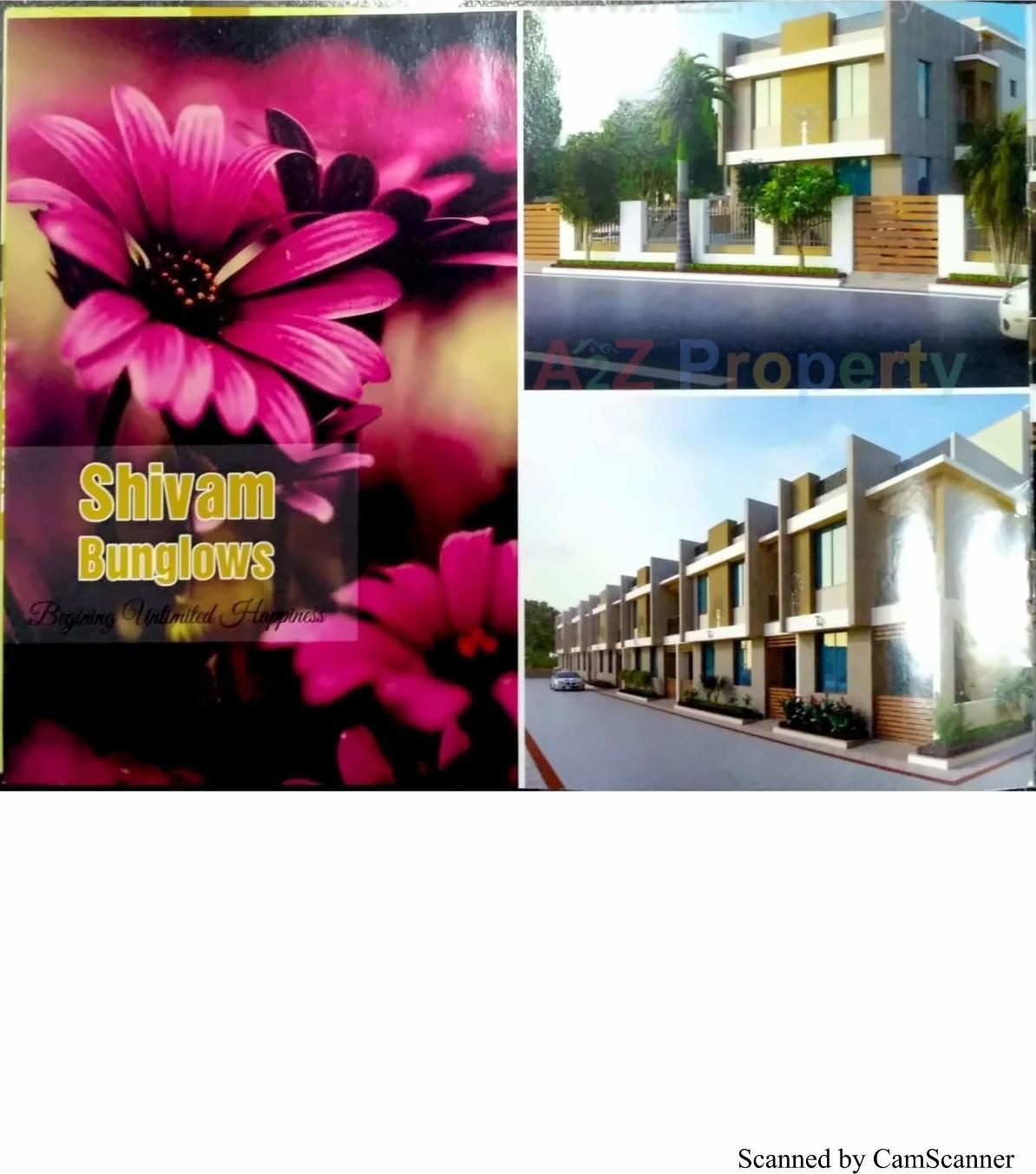3D Elevation of real estate project Shivam Bunglows located at Dehgam, Gandhinagar, Gujarat