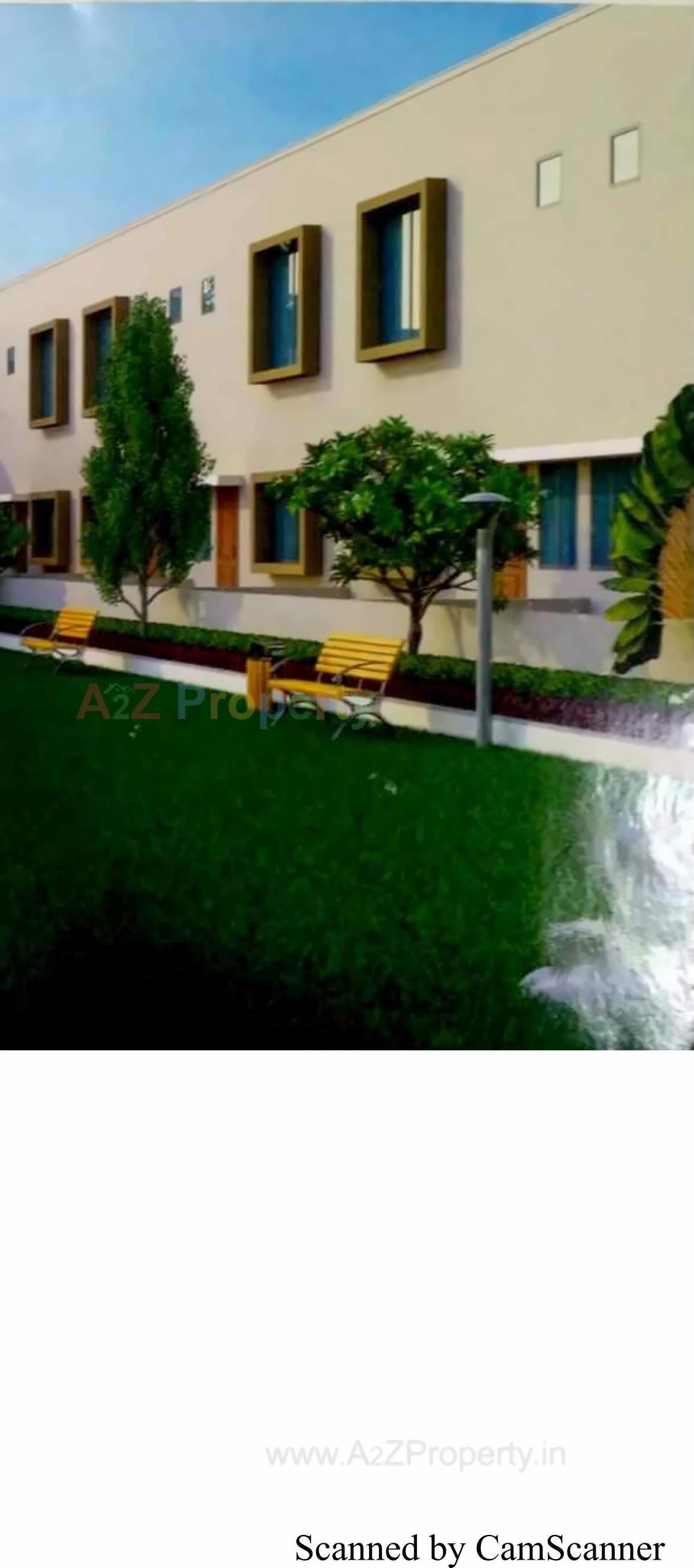 3D Elevation of real estate project Shivam Bunglows located at Dehgam, Gandhinagar, Gujarat