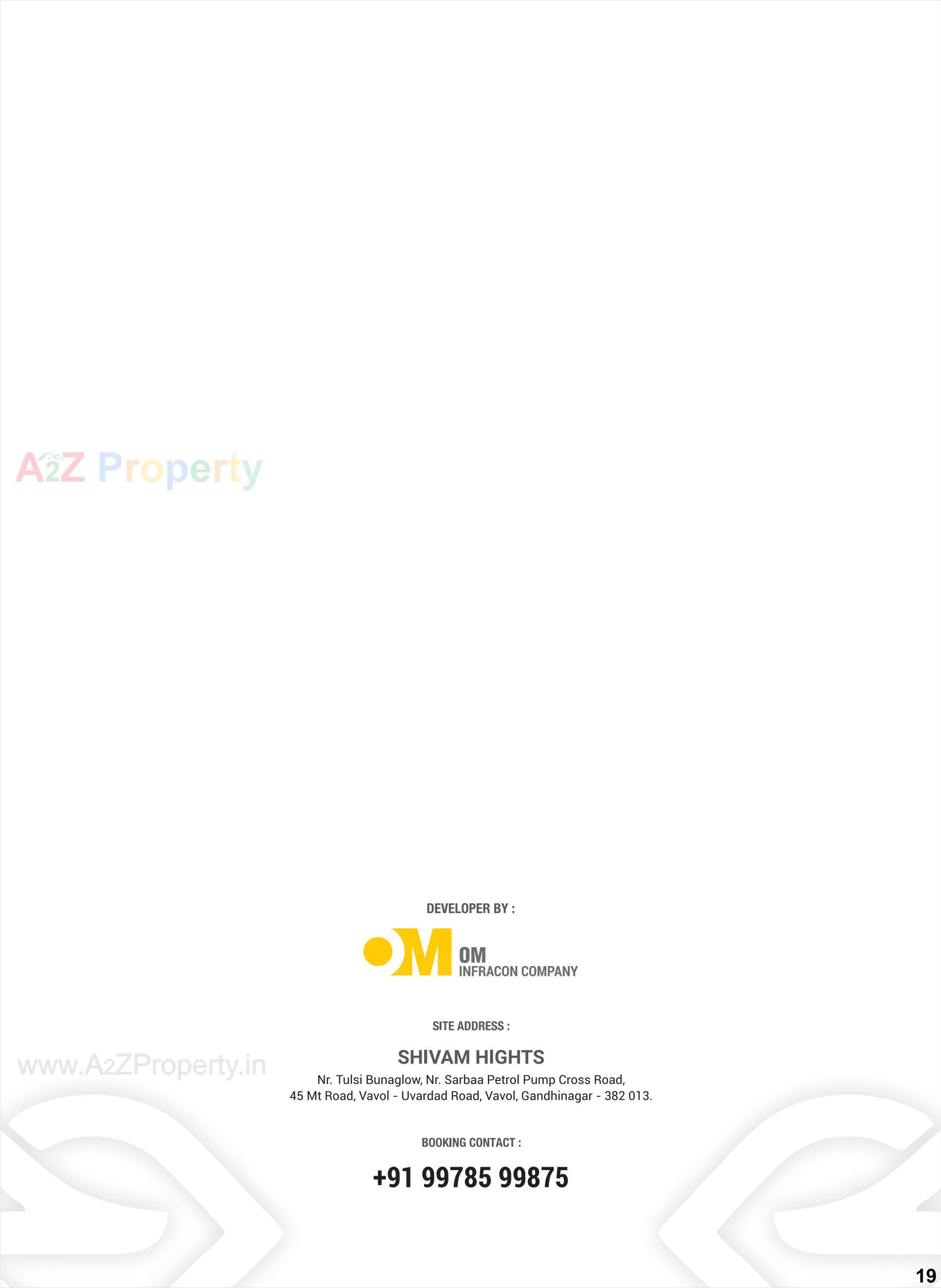  of real estate project Shivam Heights located at Vavol, Gandhinagar, Gujarat