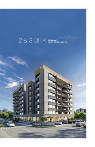 Elevation of real estate project Shivam Residency located at Vavol, Gandhinagar, Gujarat