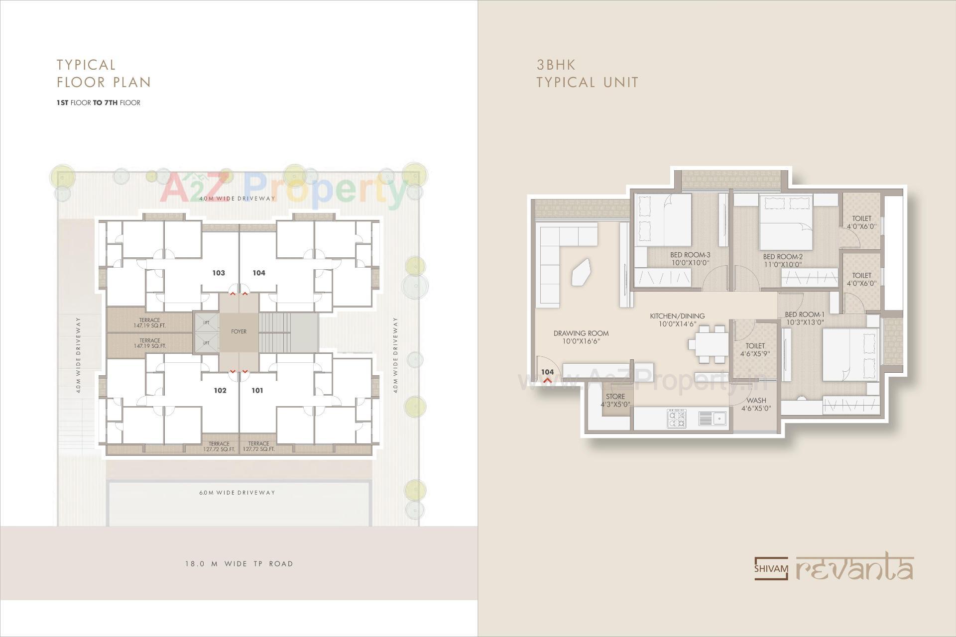 Layout of real estate project Shivam Revanta located at Zundal, Gandhinagar, Gujarat