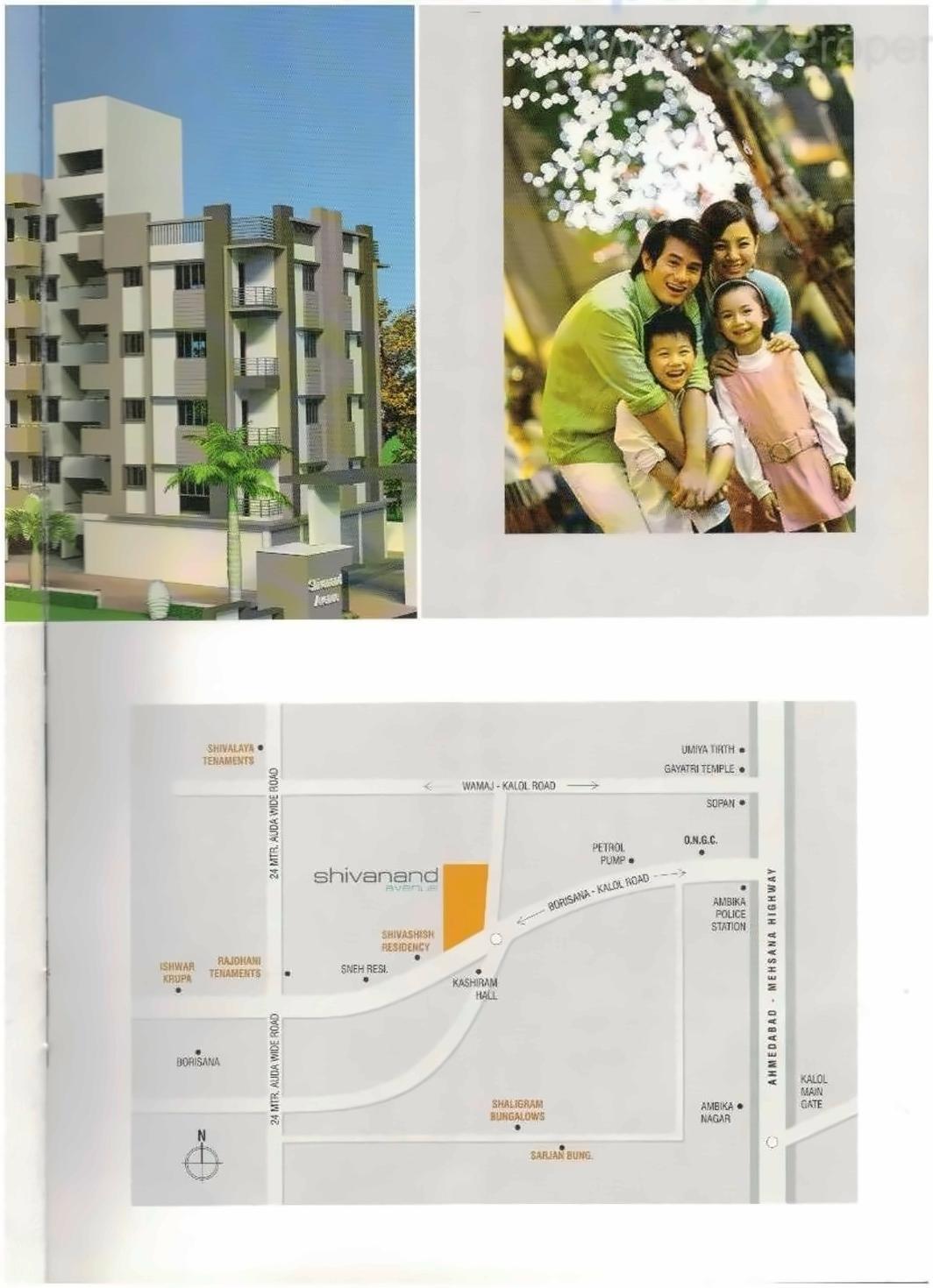  of real estate project Shivanand Avenue located at Kalol, Gandhinagar, Gujarat