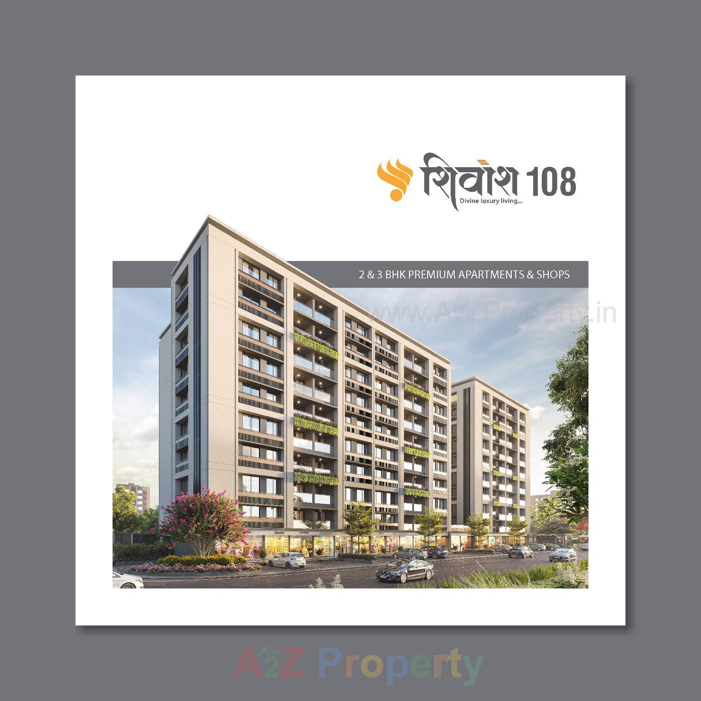 3D Elevation of real estate project Shivansh 10 located at Koba, Gandhinagar, Gujarat