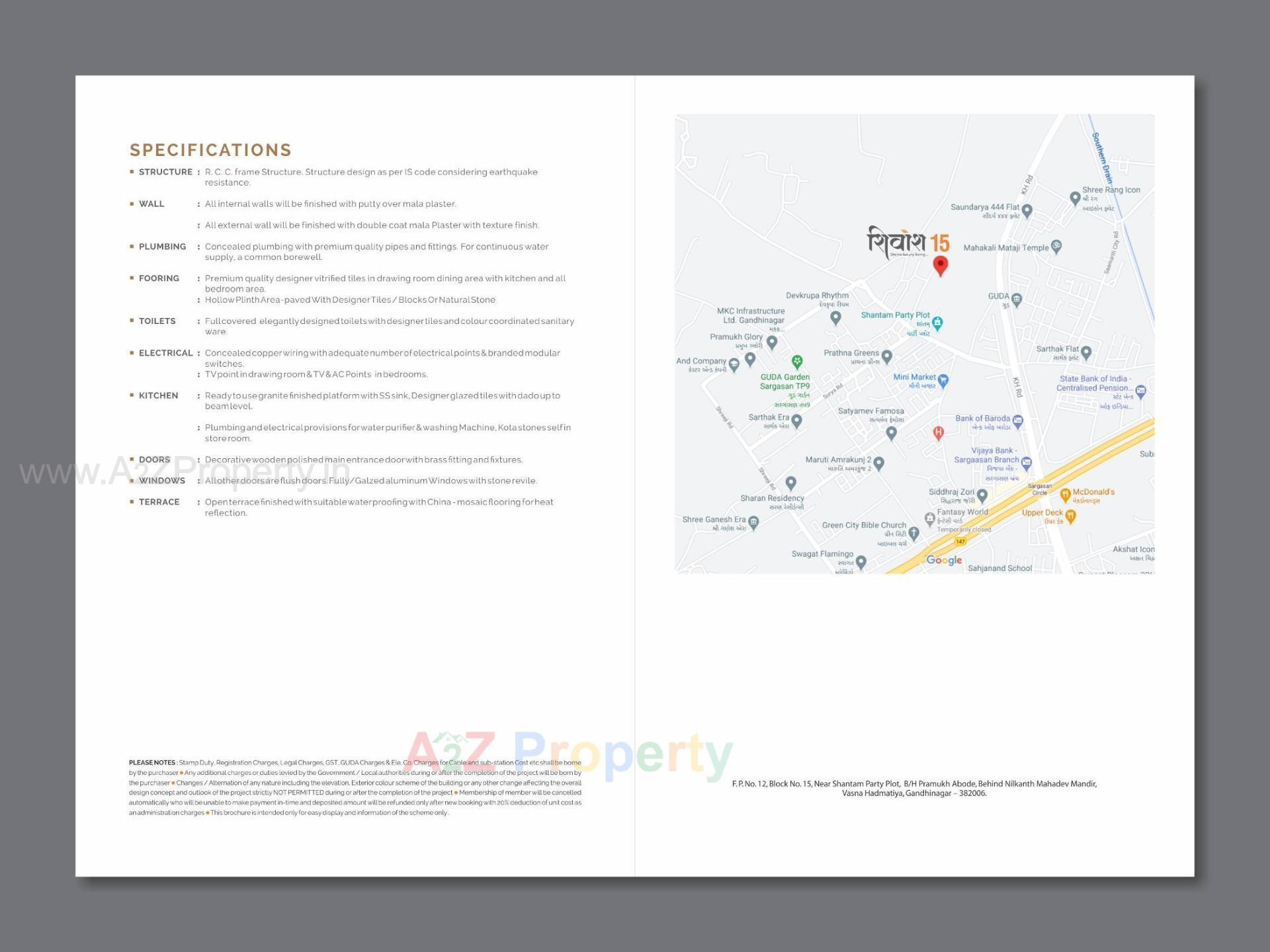  of real estate project Shivansh located at Vasana-hadmatiya, Gandhinagar, Gujarat
