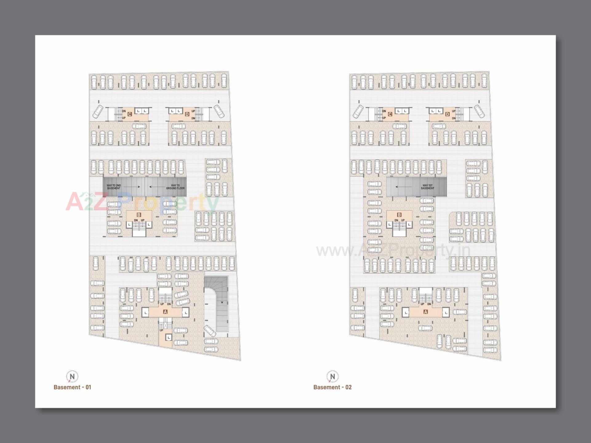 Layout of real estate project Shivansh located at Vasana-hadmatiya, Gandhinagar, Gujarat