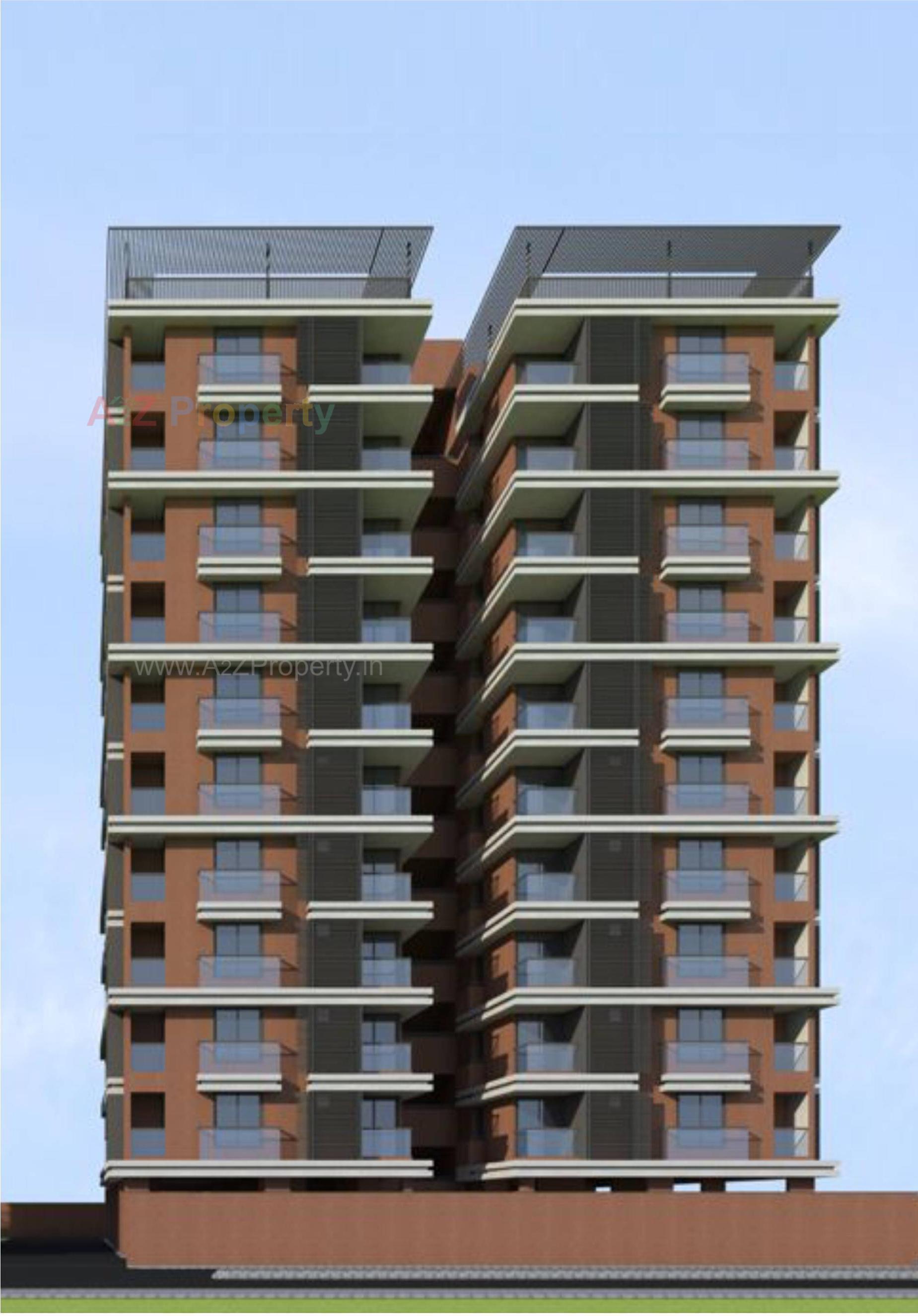 3D Elevation of real estate project Shivansh Glorious located at Koba, Gandhinagar, Gujarat