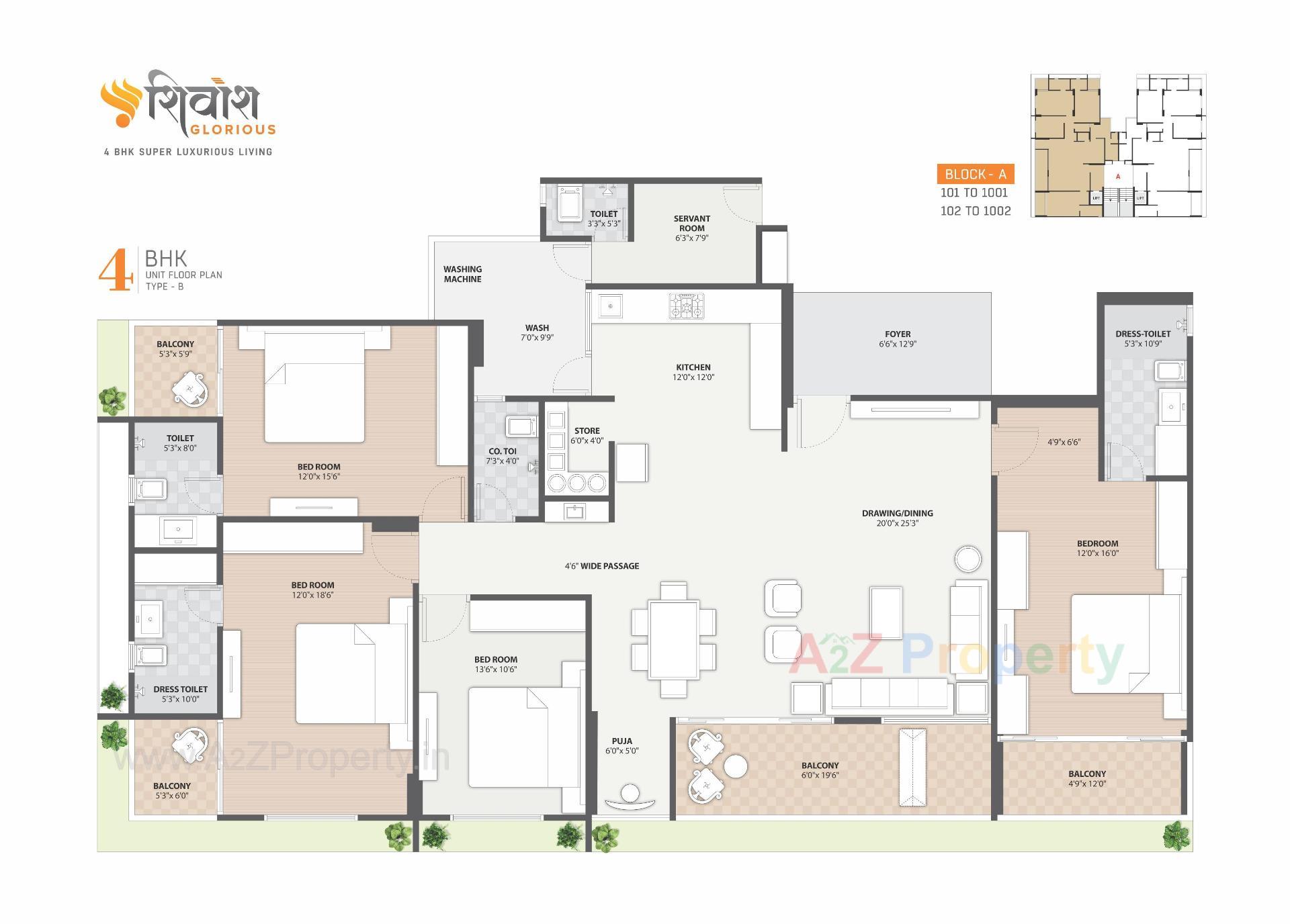 Layout of real estate project Shivansh Glorious located at Koba, Gandhinagar, Gujarat