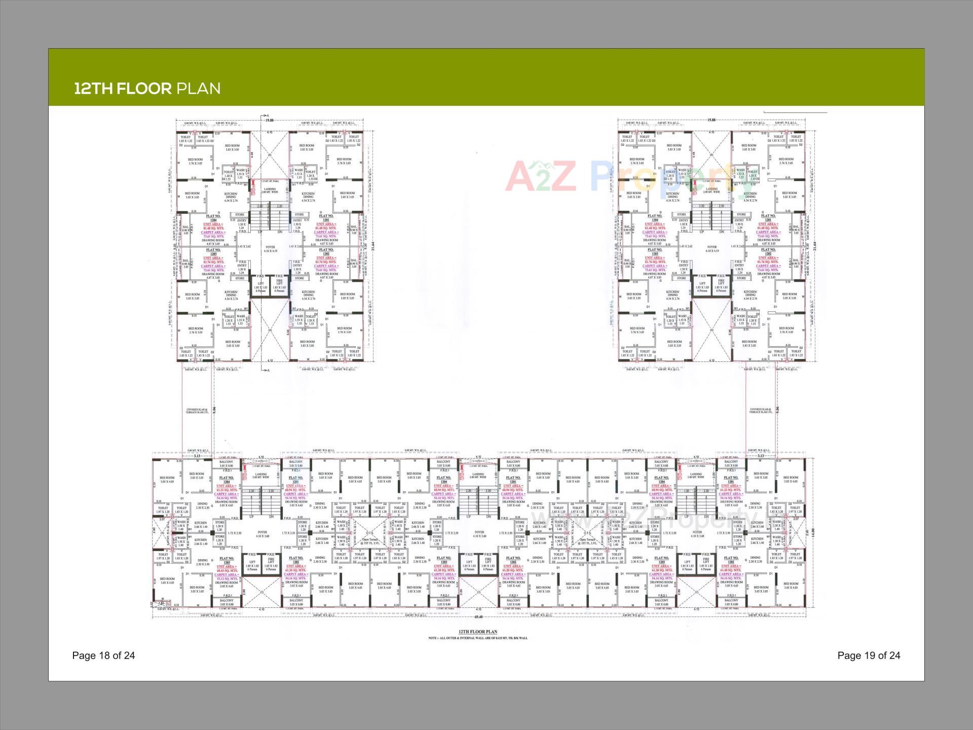 Layout of real estate project Shivansh Skytrack located at Karai, Gandhinagar, Gujarat