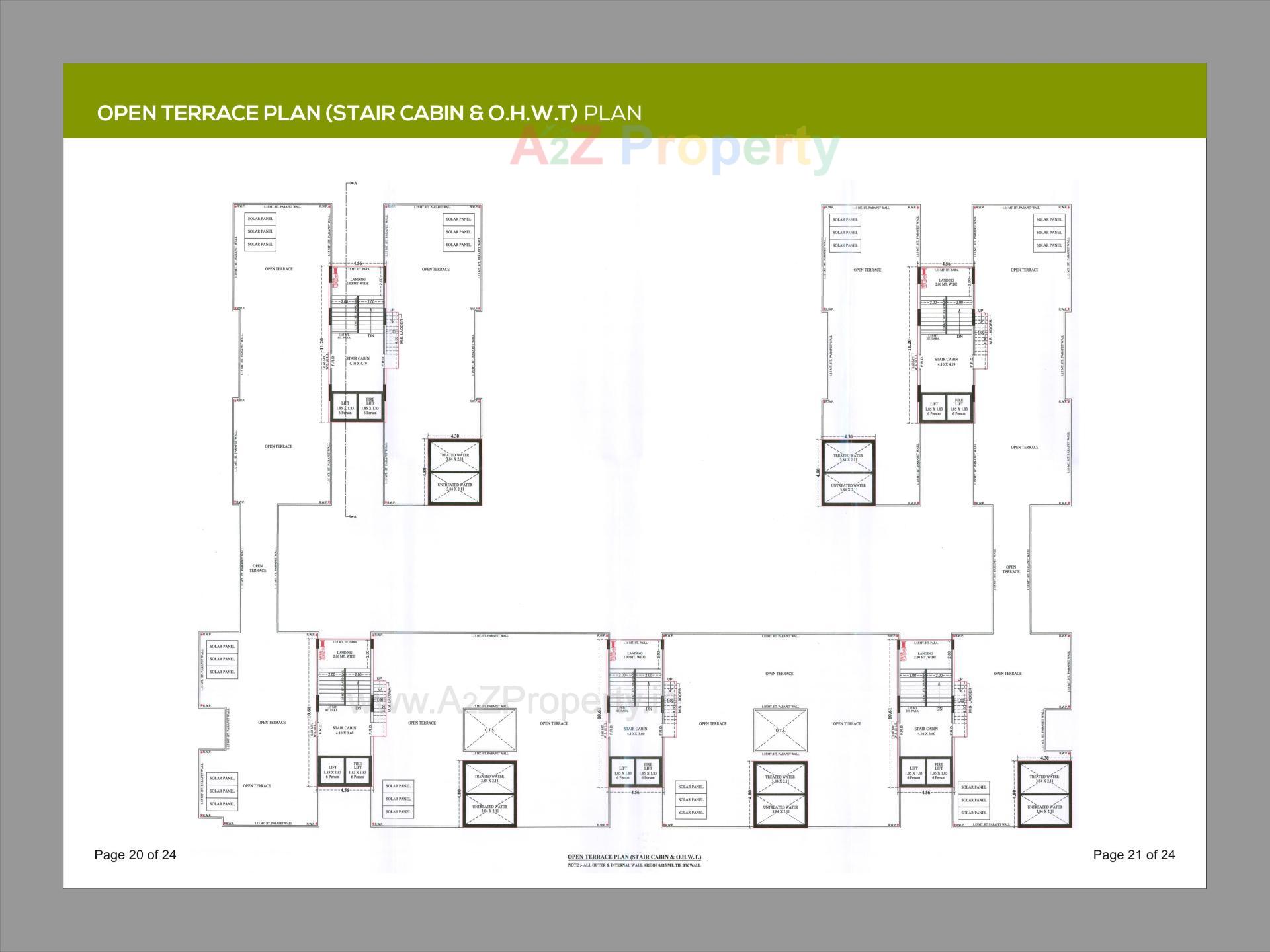 Layout of real estate project Shivansh Skytrack located at Karai, Gandhinagar, Gujarat
