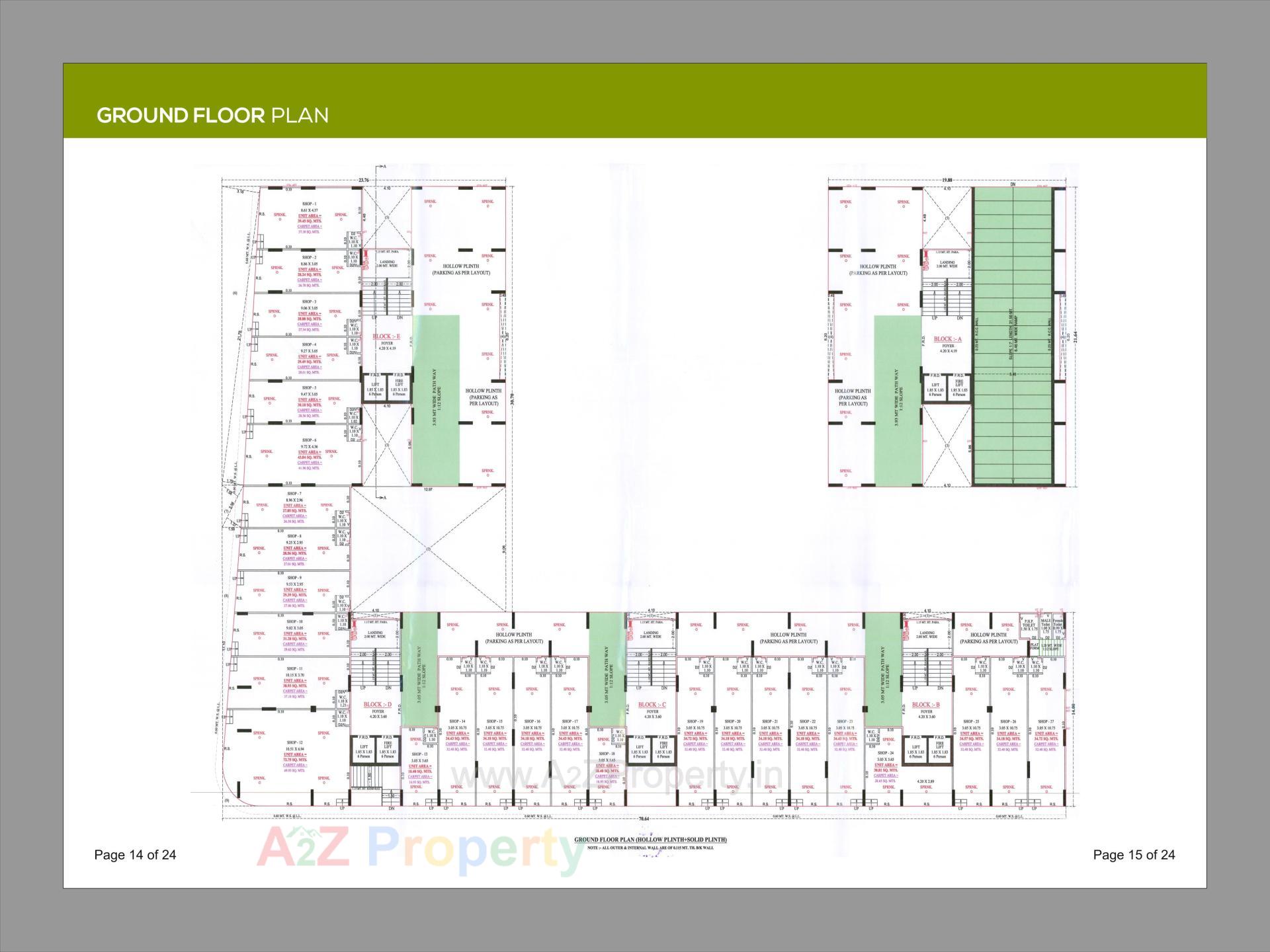 Layout of real estate project Shivansh Skytrack located at Karai, Gandhinagar, Gujarat