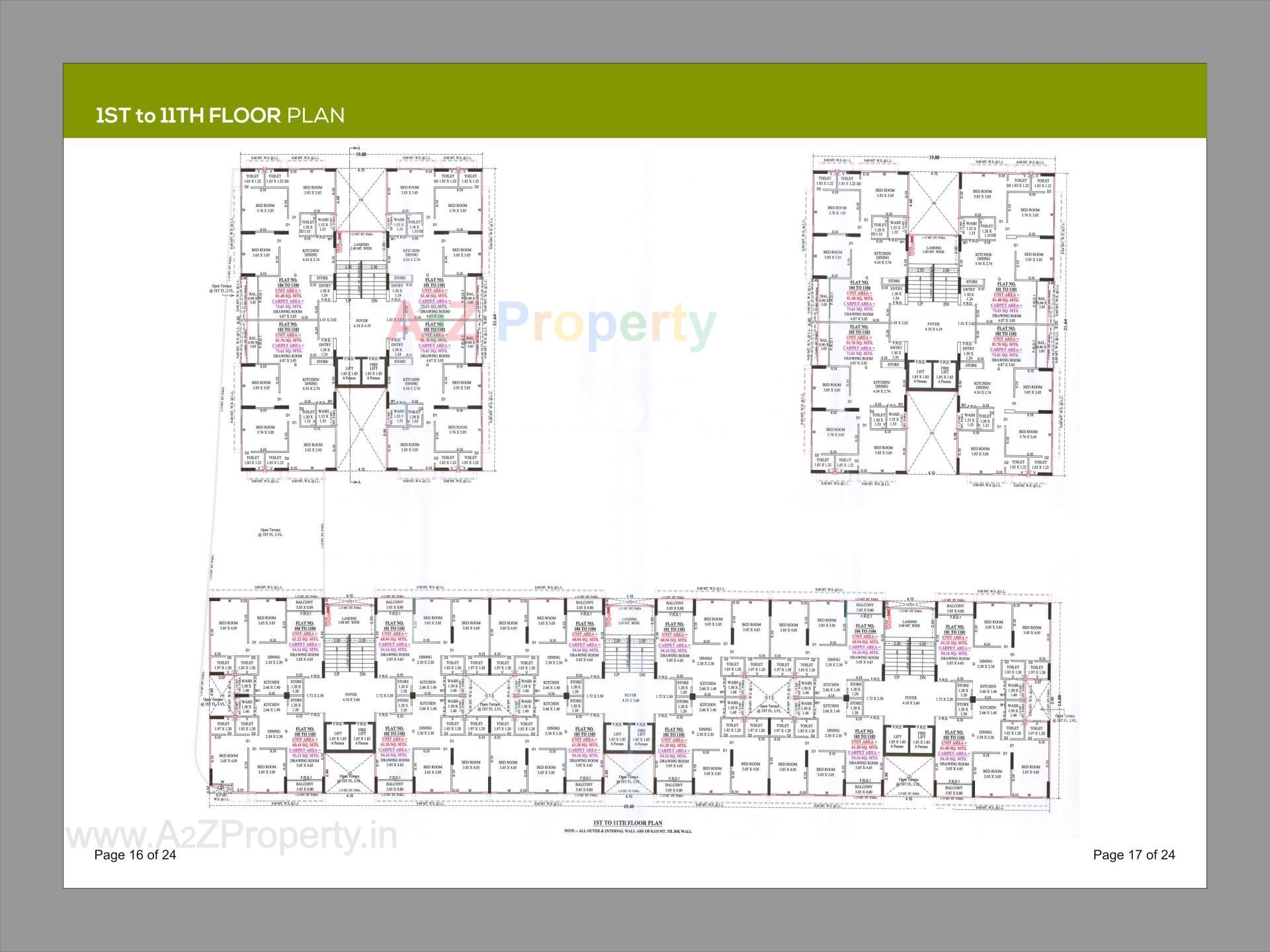 Layout of real estate project Shivansh Skytrack located at Karai, Gandhinagar, Gujarat