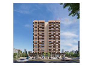 Elevation of real estate project Shivashish Sixty located at Uvarsad, Gandhinagar, Gujarat