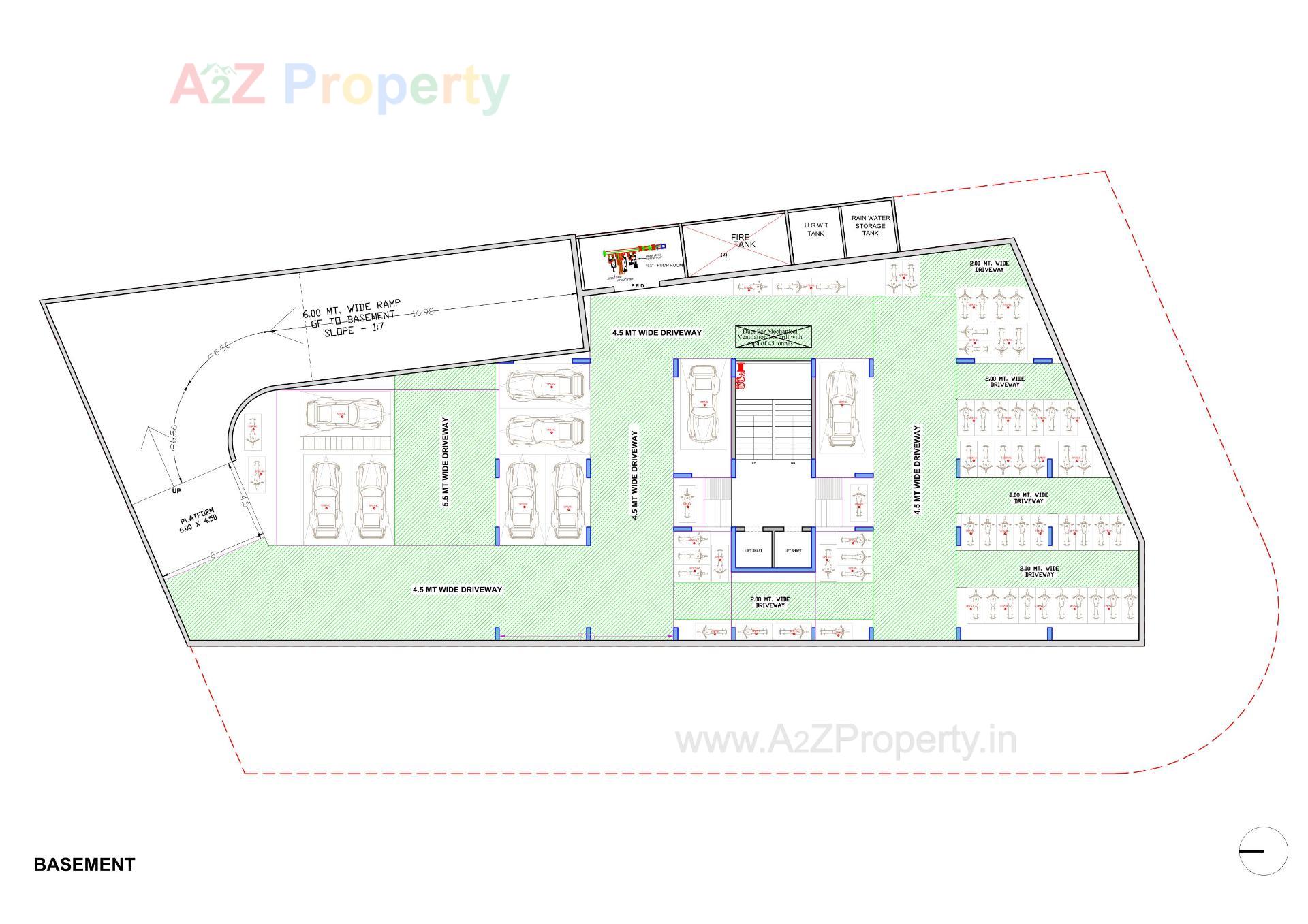 Layout of real estate project Shivashish Sixty located at Uvarsad, Gandhinagar, Gujarat