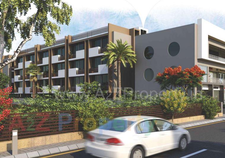 3D Elevation of real estate project Shivesh located at Vavol, Gandhinagar, Gujarat