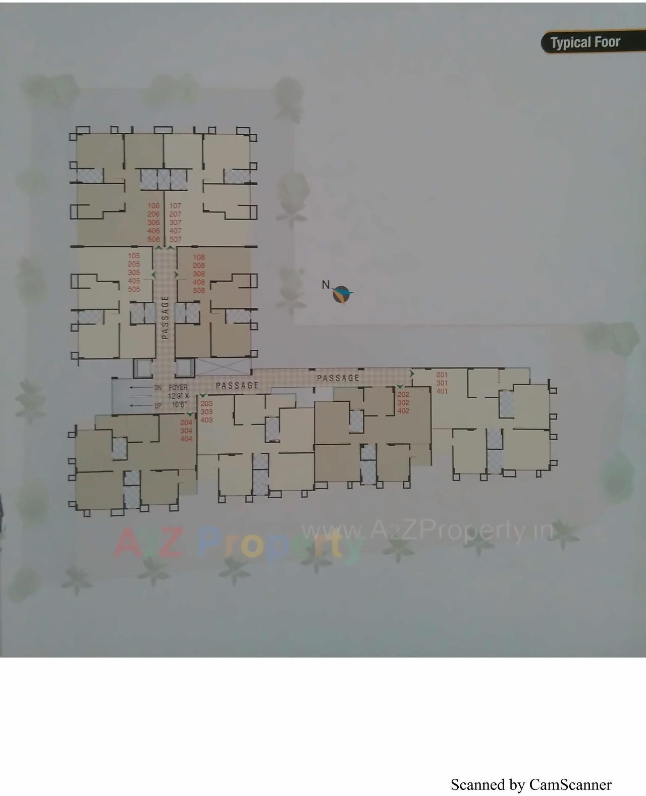 Layout of real estate project Shivganga Heights located at Dehgam, Gandhinagar, Gujarat