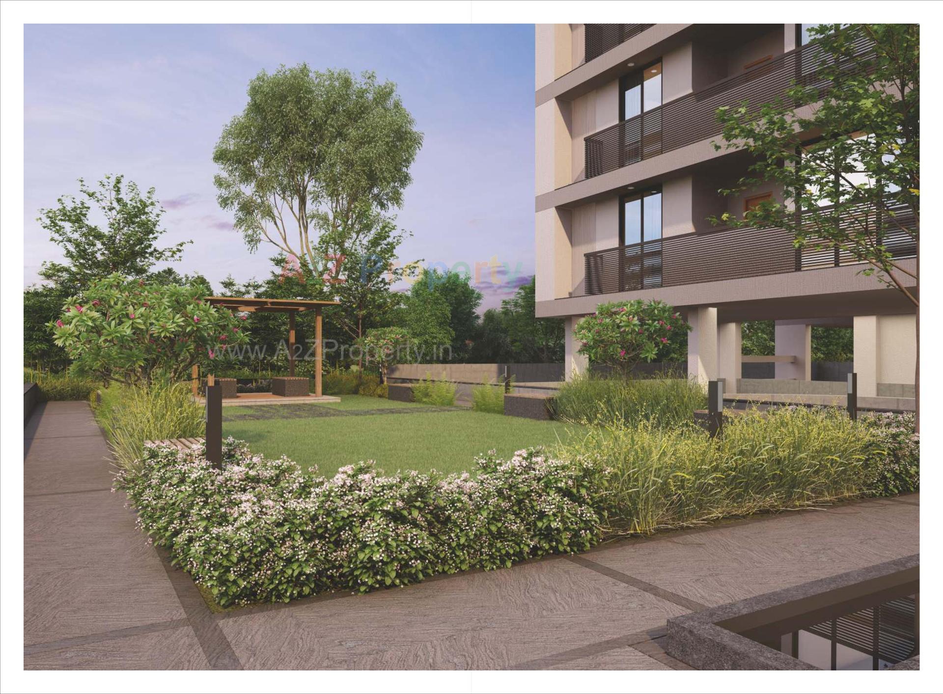 3D Elevation of real estate project Shlok Paradise located at Pethapur, Gandhinagar, Gujarat