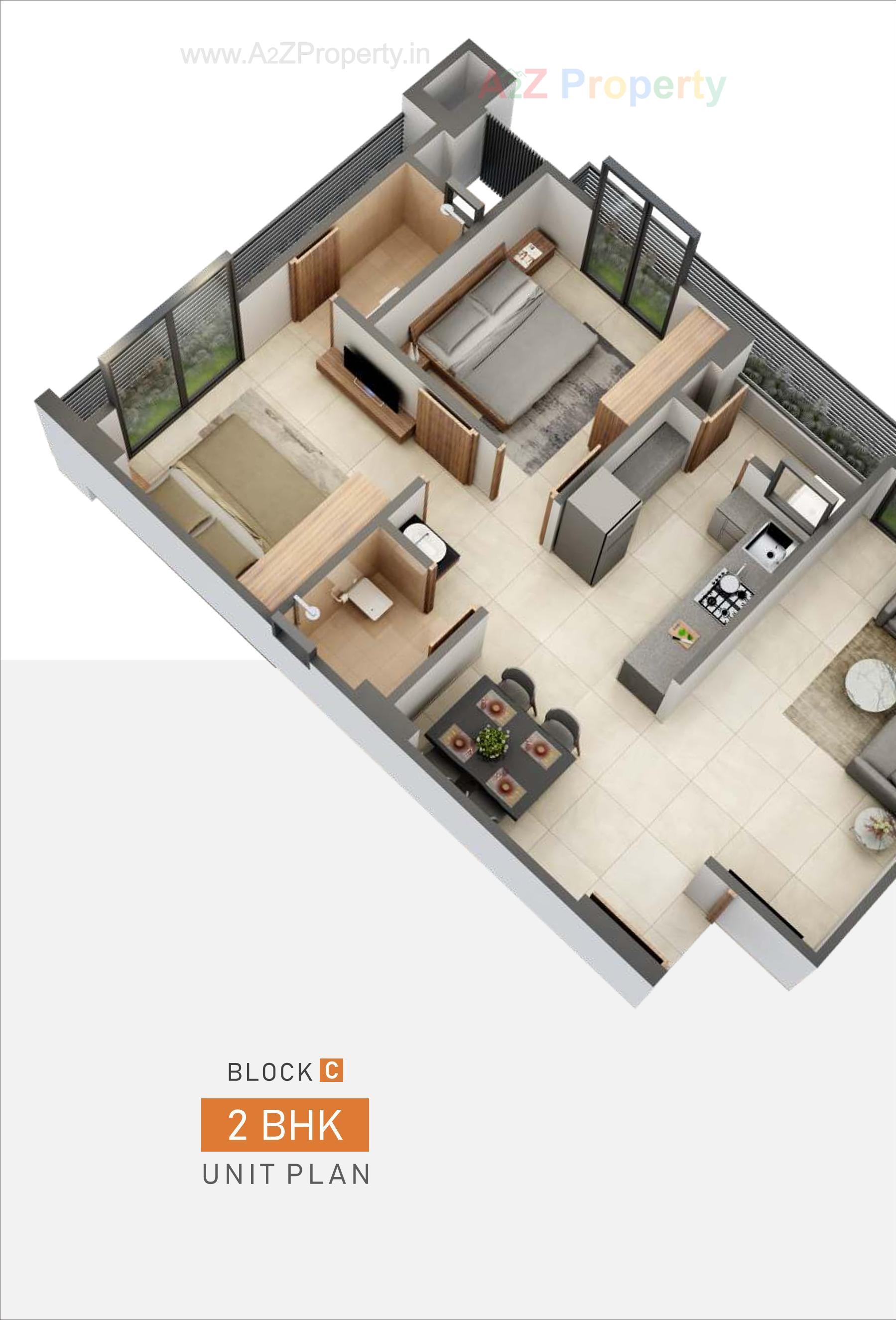 Layout of real estate project Shlok Paradise located at Pethapur, Gandhinagar, Gujarat