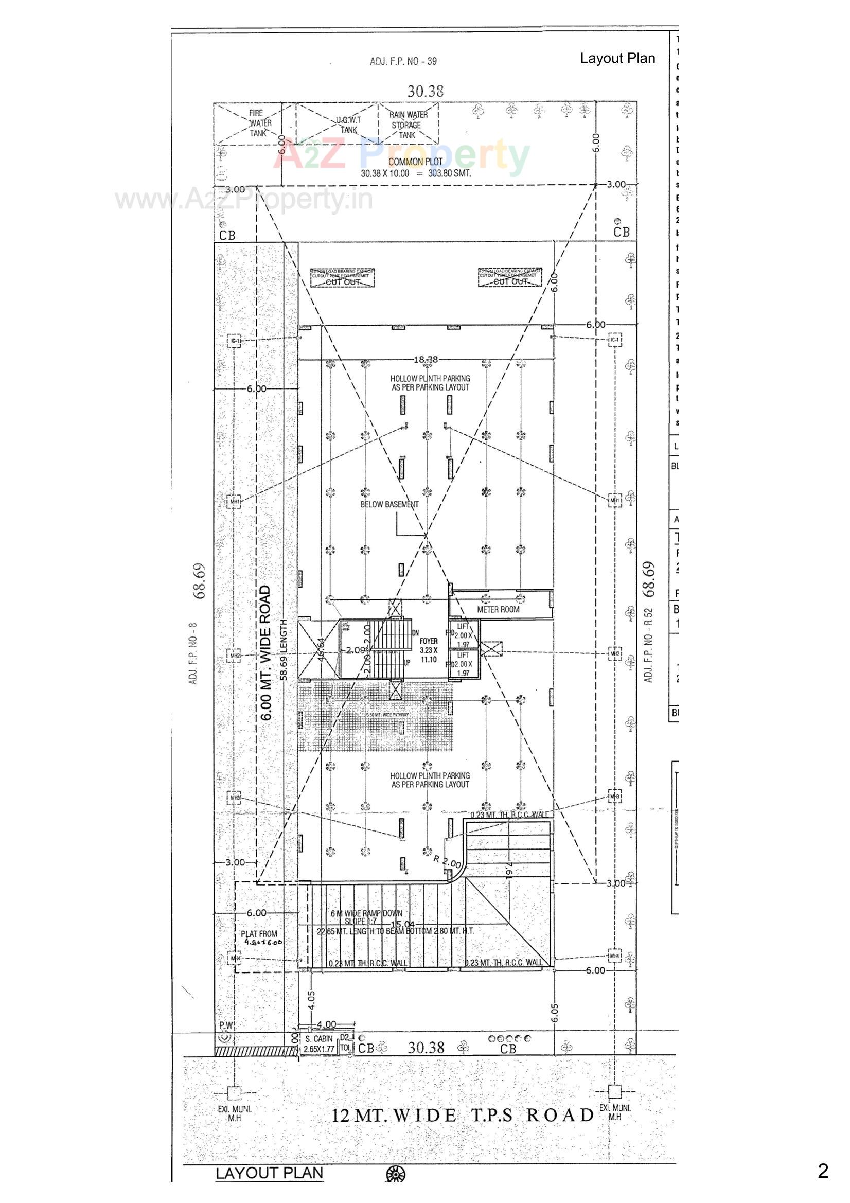 Layout of real estate project Shlokam Sharnam located at Sargasan, Gandhinagar, Gujarat