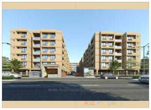 Elevation of real estate project Shree Ambica Residency located at Vavol, Gandhinagar, Gujarat