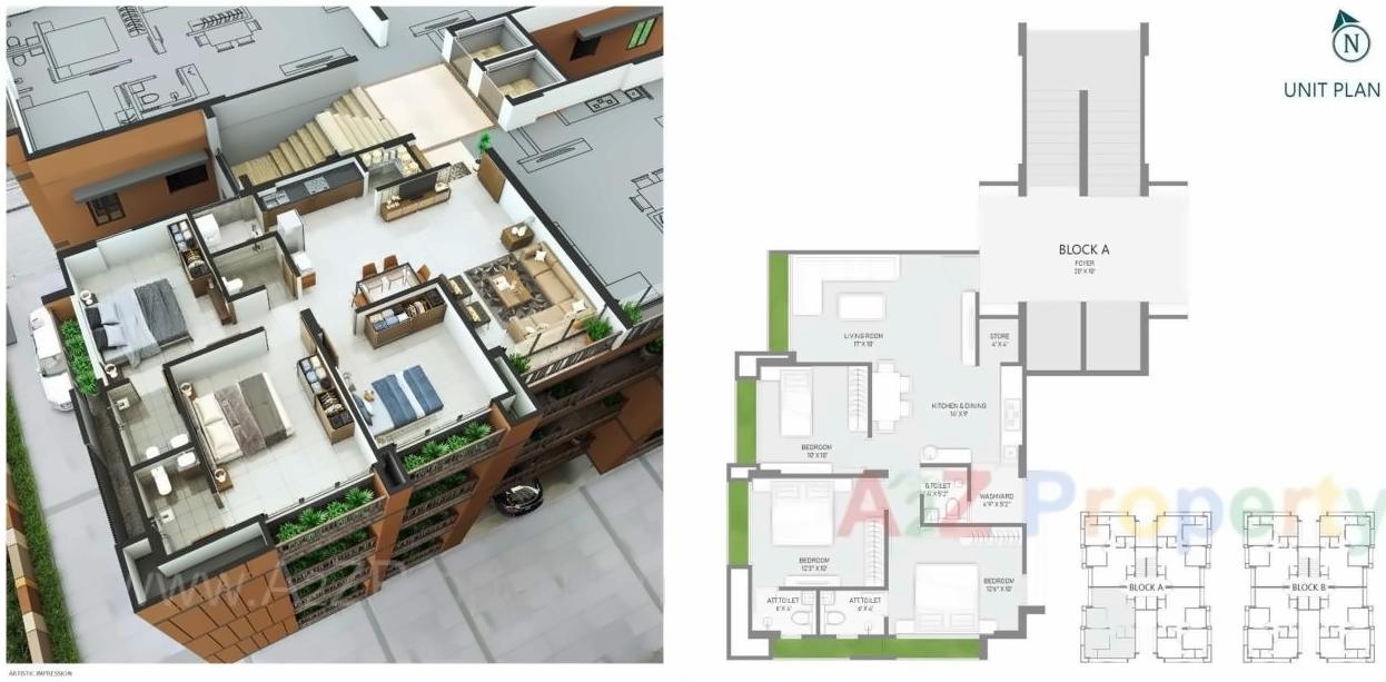 Layout of real estate project Shree Anusthan located at Khoraj, Gandhinagar, Gujarat
