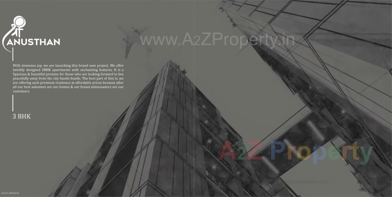  of real estate project Shree Anusthan located at Khoraj, Gandhinagar, Gujarat