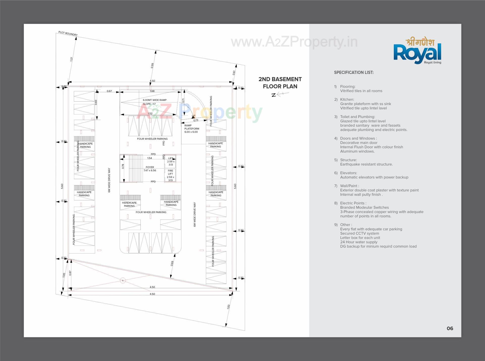  of real estate project Shree Ganesh Royal located at Koba, Gandhinagar, Gujarat