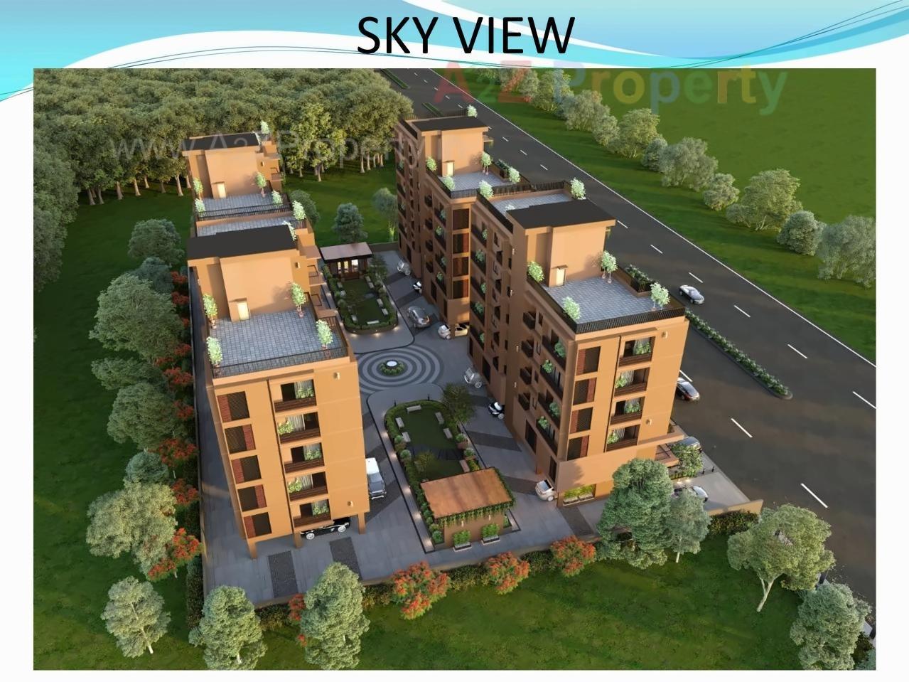 3D Elevation of real estate project Shree Govindam Residency located at Raysan, Gandhinagar, Gujarat