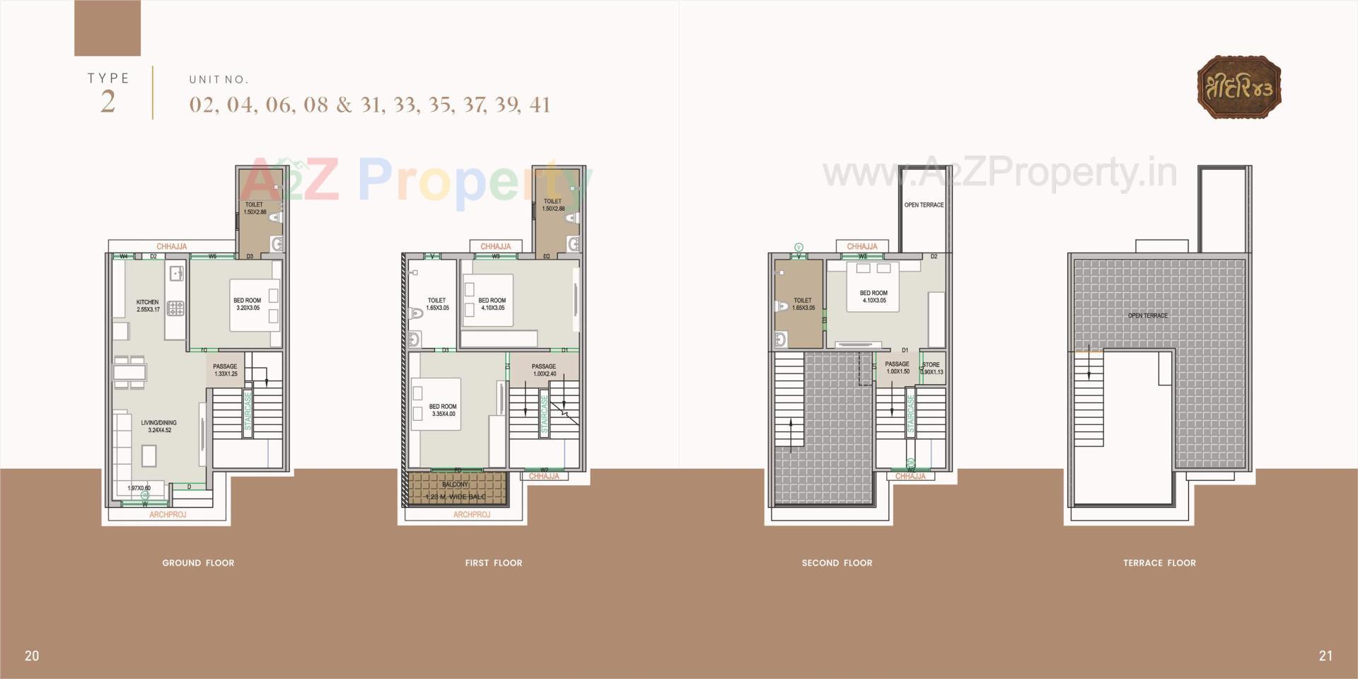 Layout of real estate project Shree Hari located at Dehgam, Gandhinagar, Gujarat