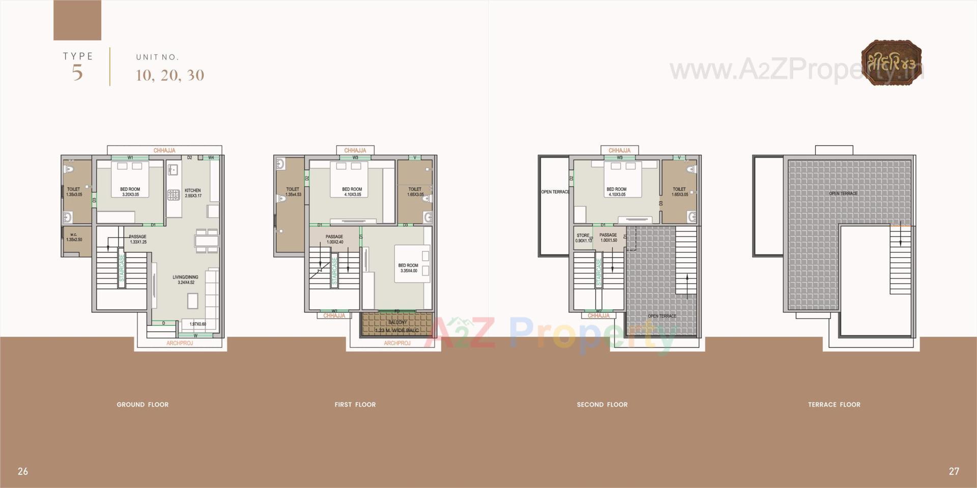Layout of real estate project Shree Hari located at Dehgam, Gandhinagar, Gujarat
