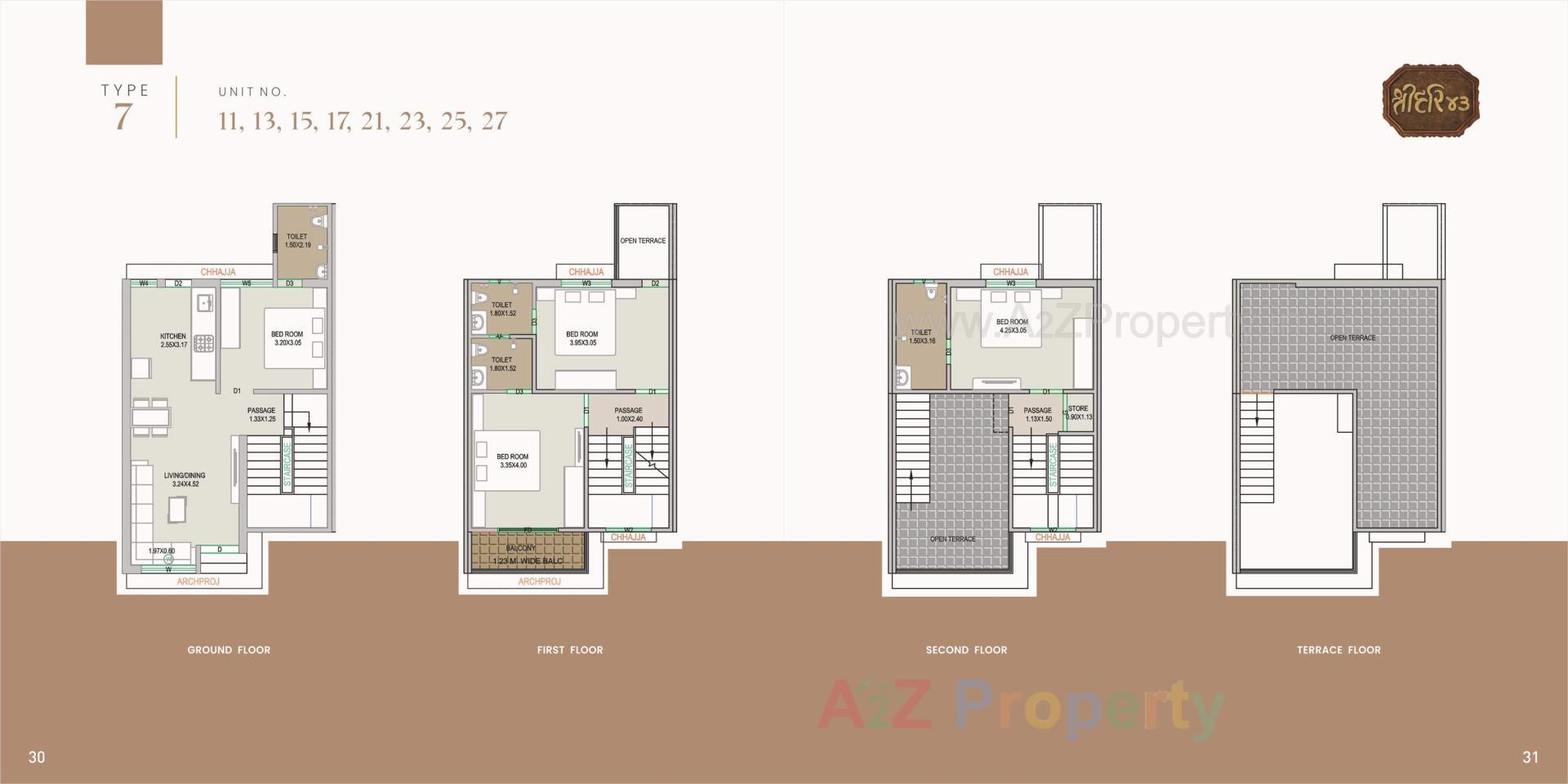 Layout of real estate project Shree Hari located at Dehgam, Gandhinagar, Gujarat
