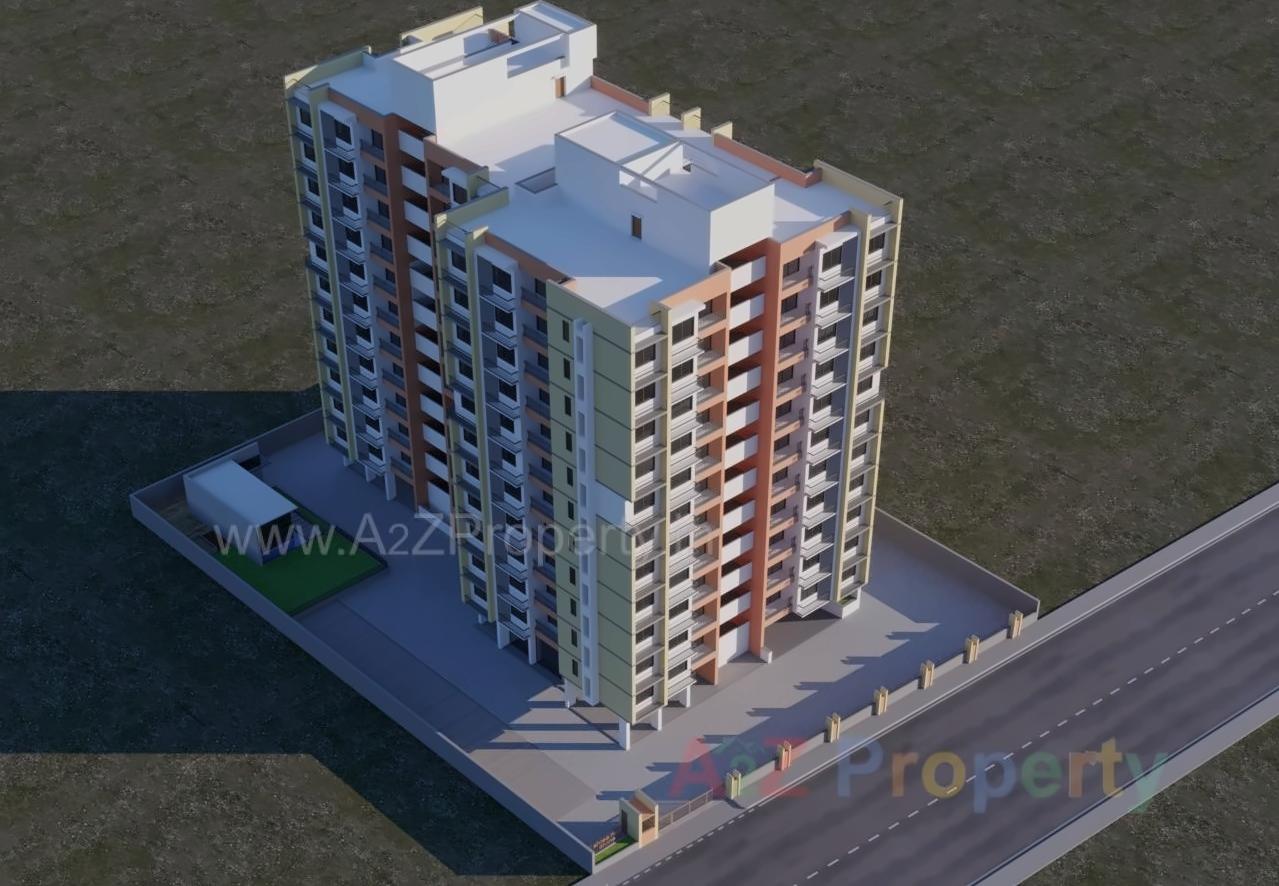 3D Elevation of real estate project Shree Hari Divine located at Gandhinagar, Gandhinagar, Gujarat