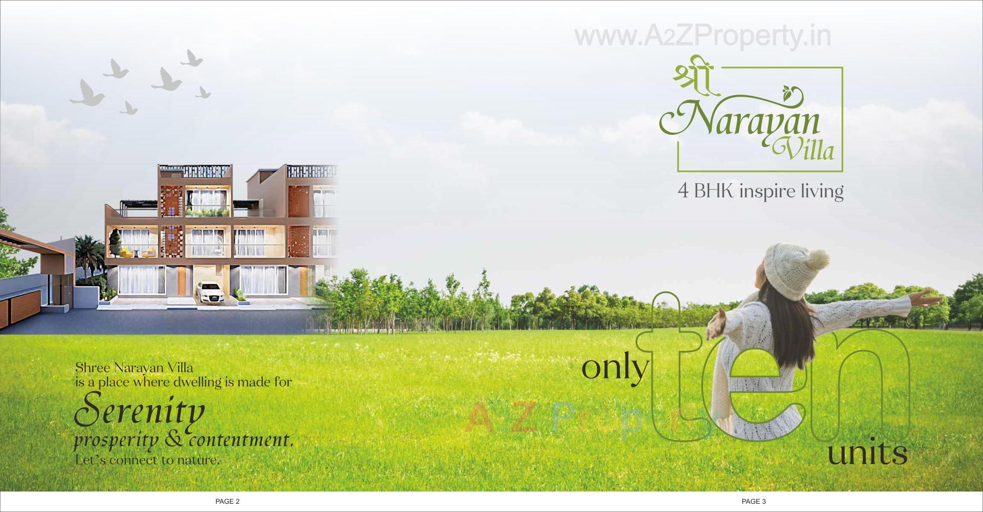 Layout of real estate project Shree Narayan Villa located at Raysan, Gandhinagar, Gujarat