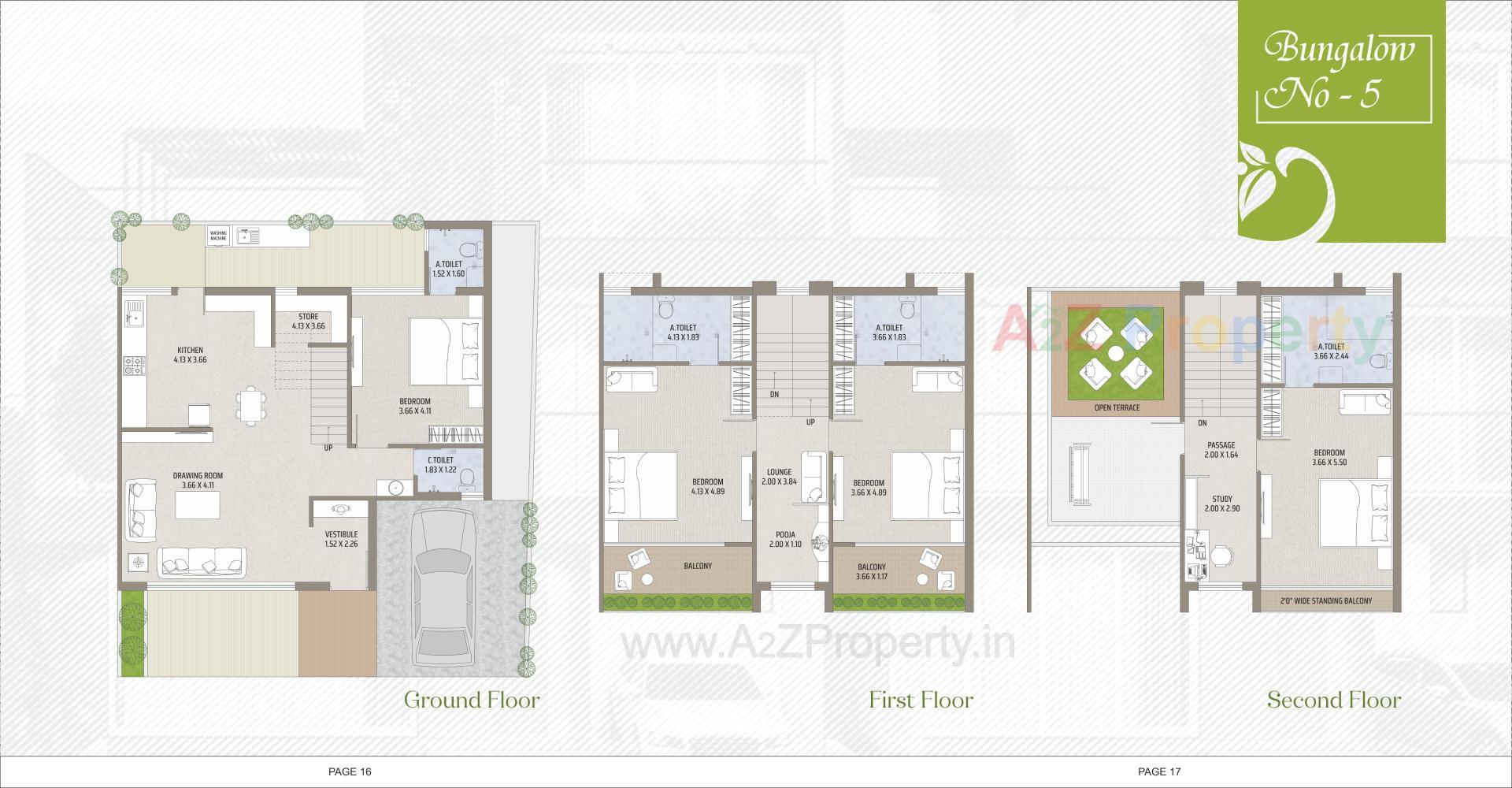 Layout of real estate project Shree Narayan Villa located at Raysan, Gandhinagar, Gujarat