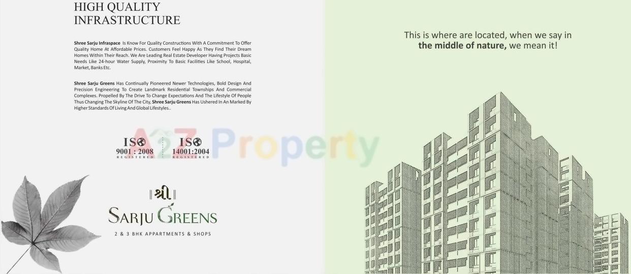 of real estate project Shree Sarju Greens located at Zundal, Gandhinagar, Gujarat