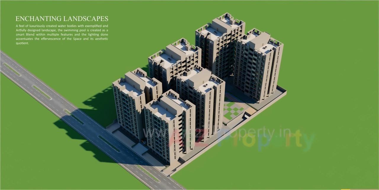 Layout of real estate project Shree Sarju Greens located at Zundal, Gandhinagar, Gujarat