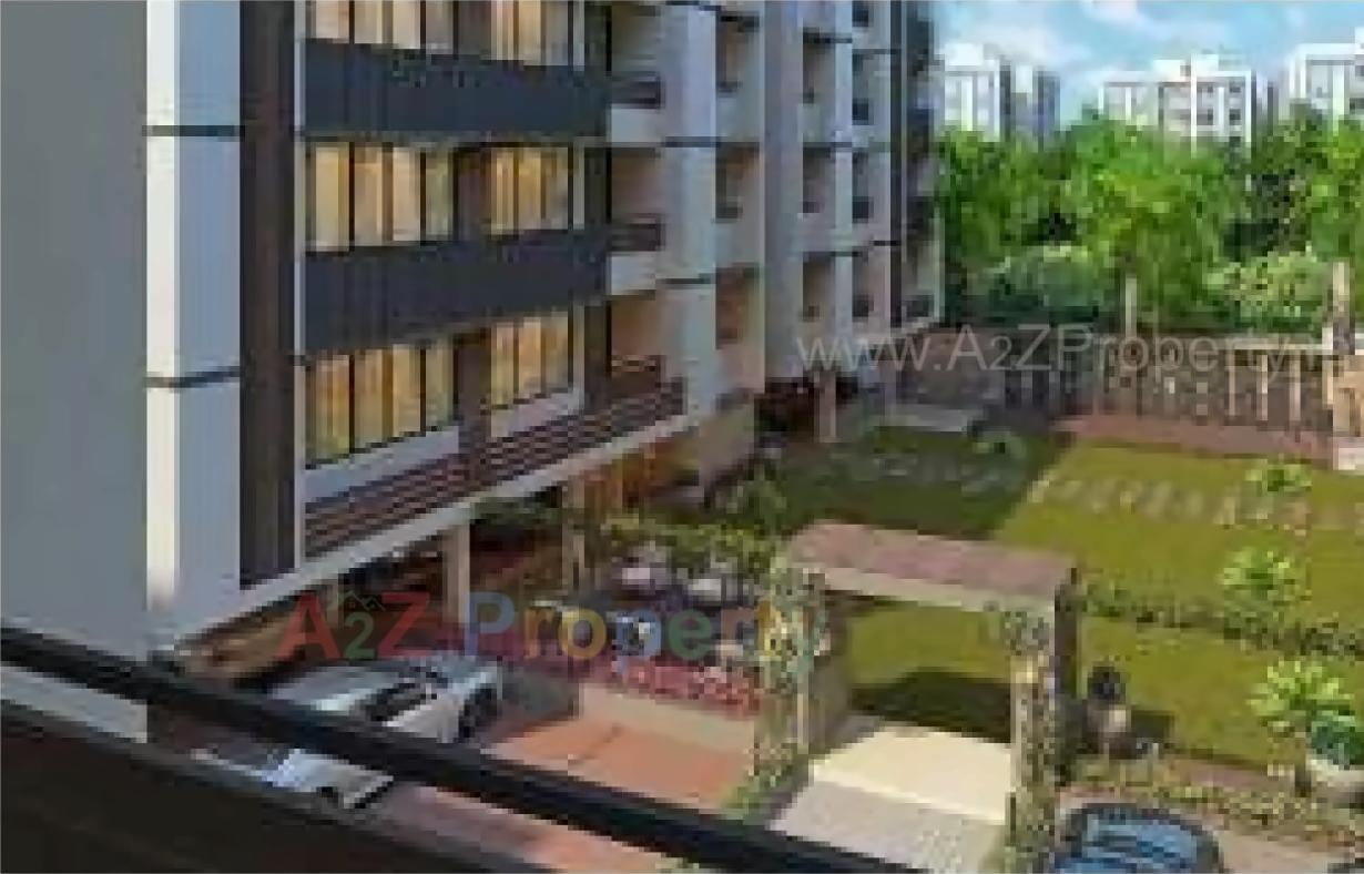 3D Elevation of real estate project Shree Satvat located at Raisan, Gandhinagar, Gujarat