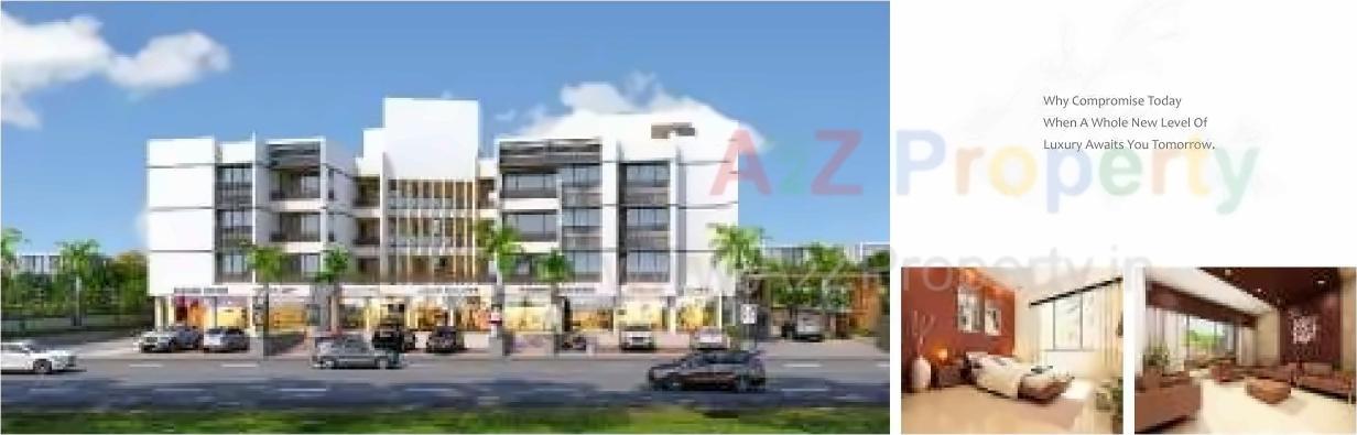 3D Elevation of real estate project Shree Satvat located at Raisan, Gandhinagar, Gujarat