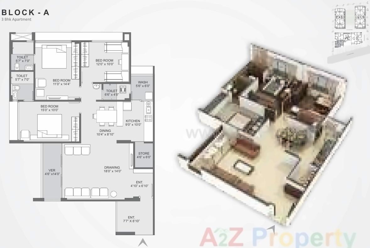 Layout of real estate project Shree Satvat located at Raisan, Gandhinagar, Gujarat
