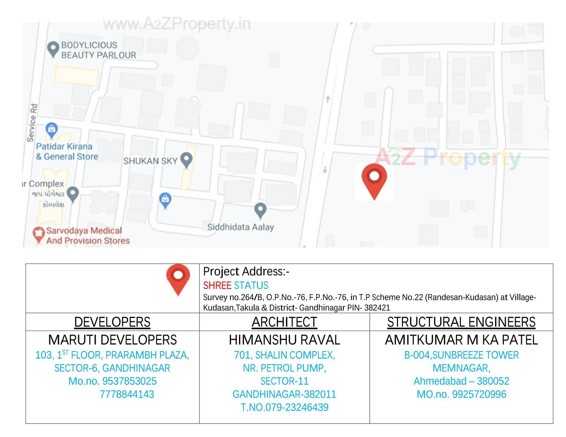  of real estate project Shree Status located at Gandhinagar, Gandhinagar, Gujarat