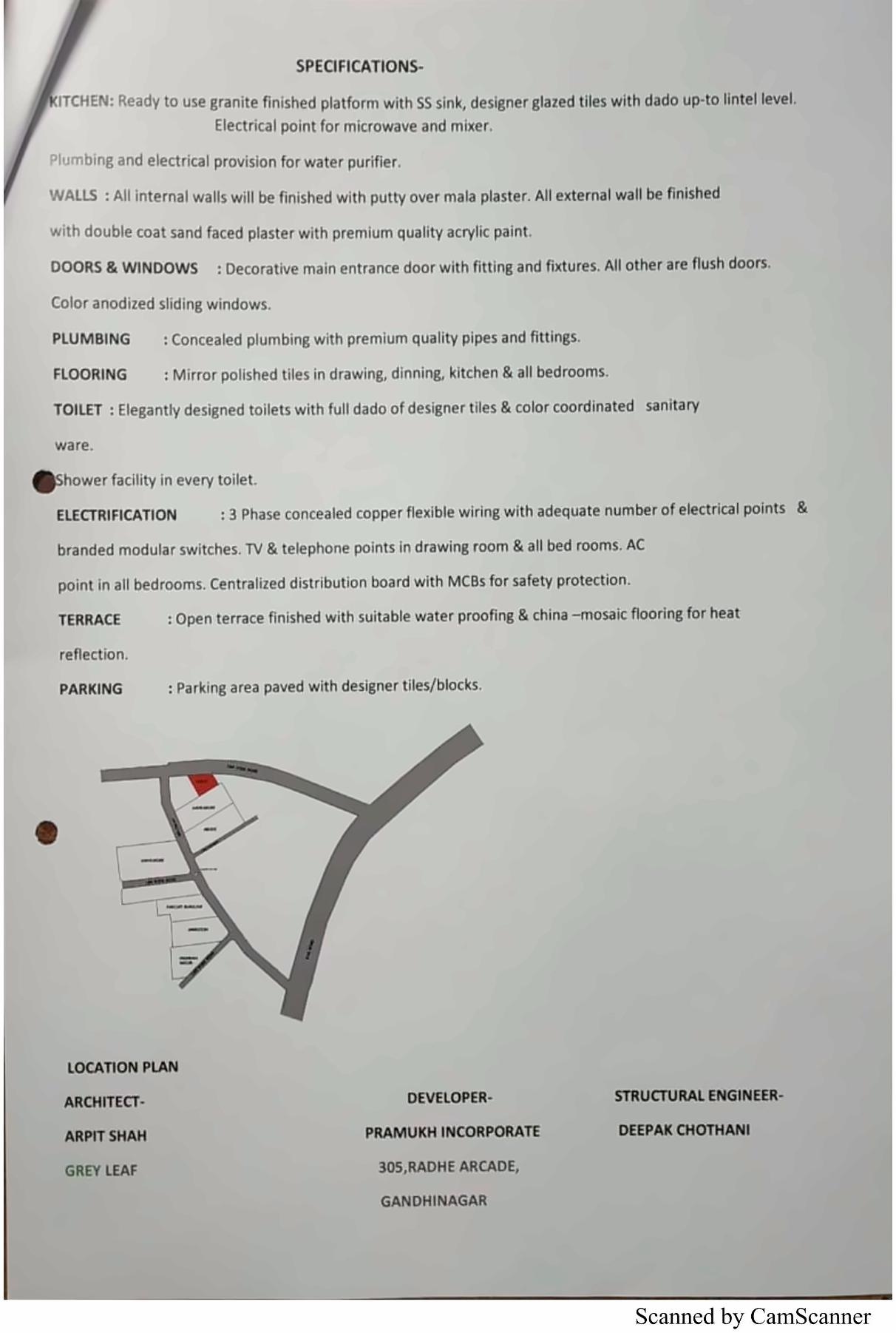  of real estate project Shree located at Uvarsad, Gandhinagar, Gujarat